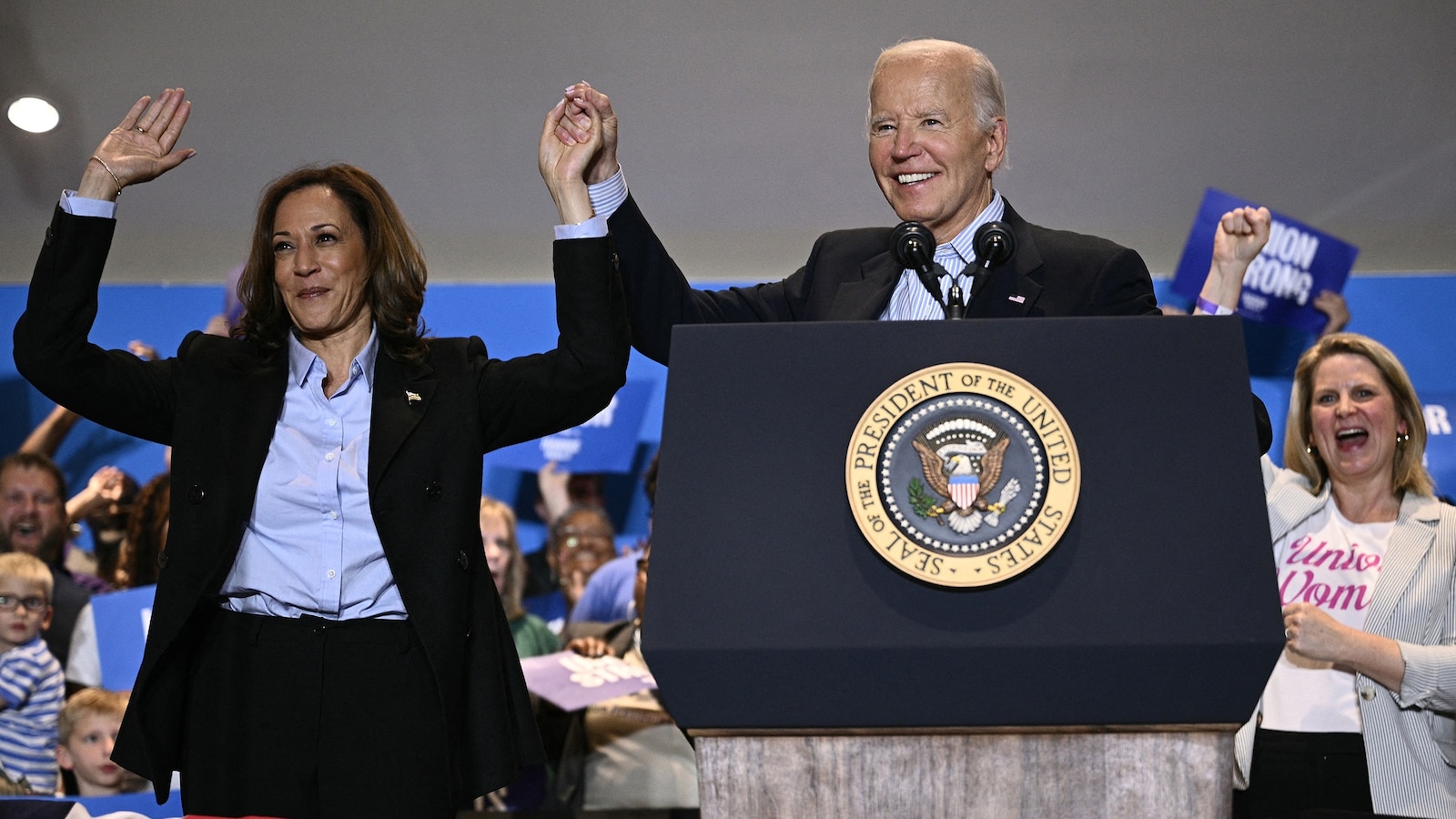 Harris and Biden make pro-labor pitch on Labor Day in Pittsburgh