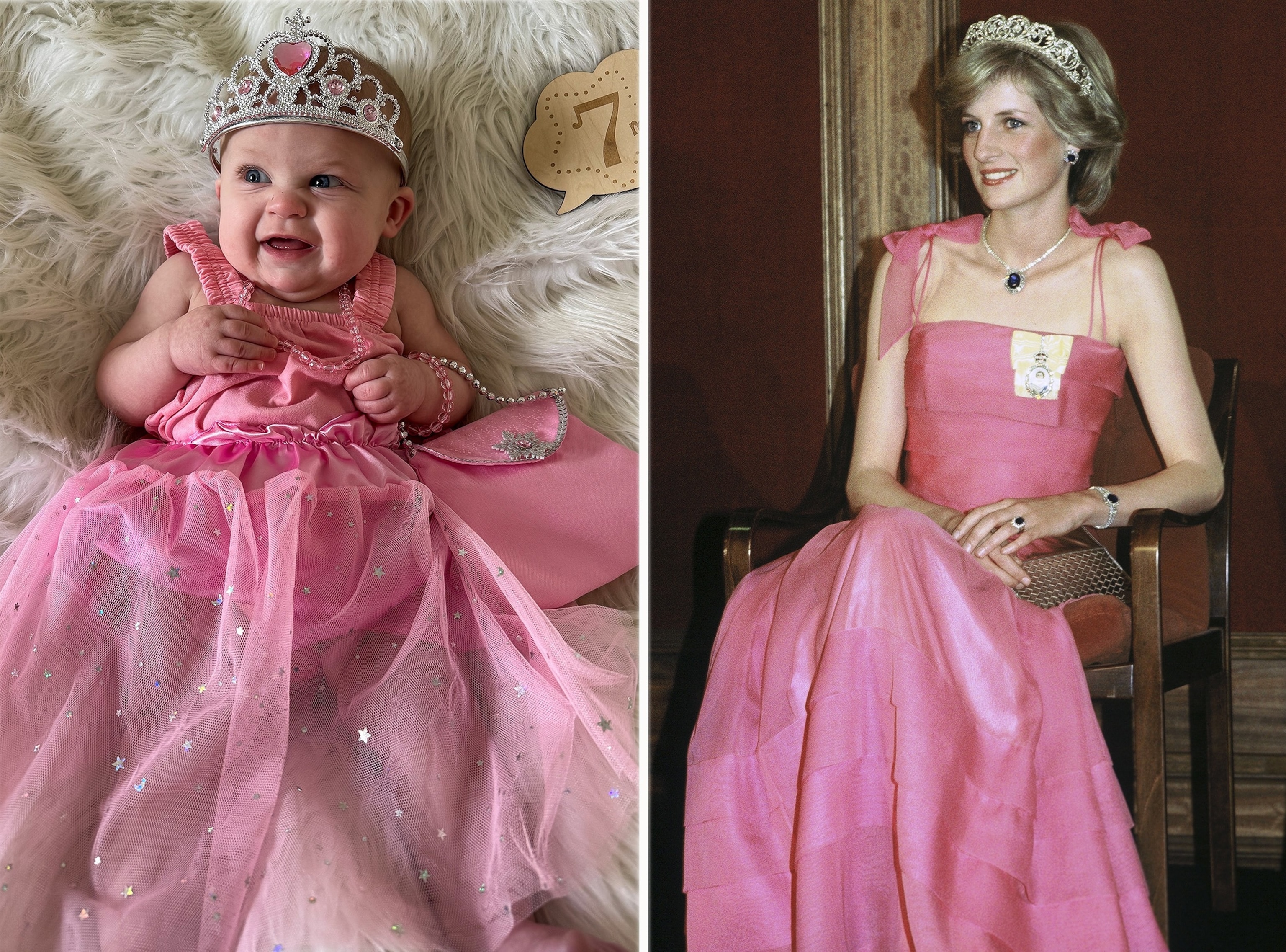 PHOTO: David and Macey Wysong dressed their daughter Dianna in different outfits inspired by Princess Diana's looks.