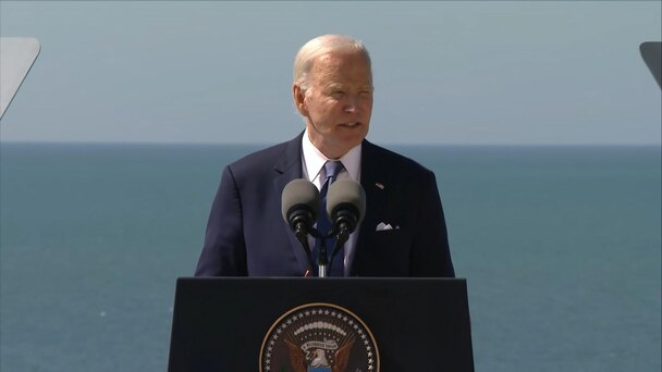 President Biden delivers remarks on freedom, democracy, and the legacy of D-Day