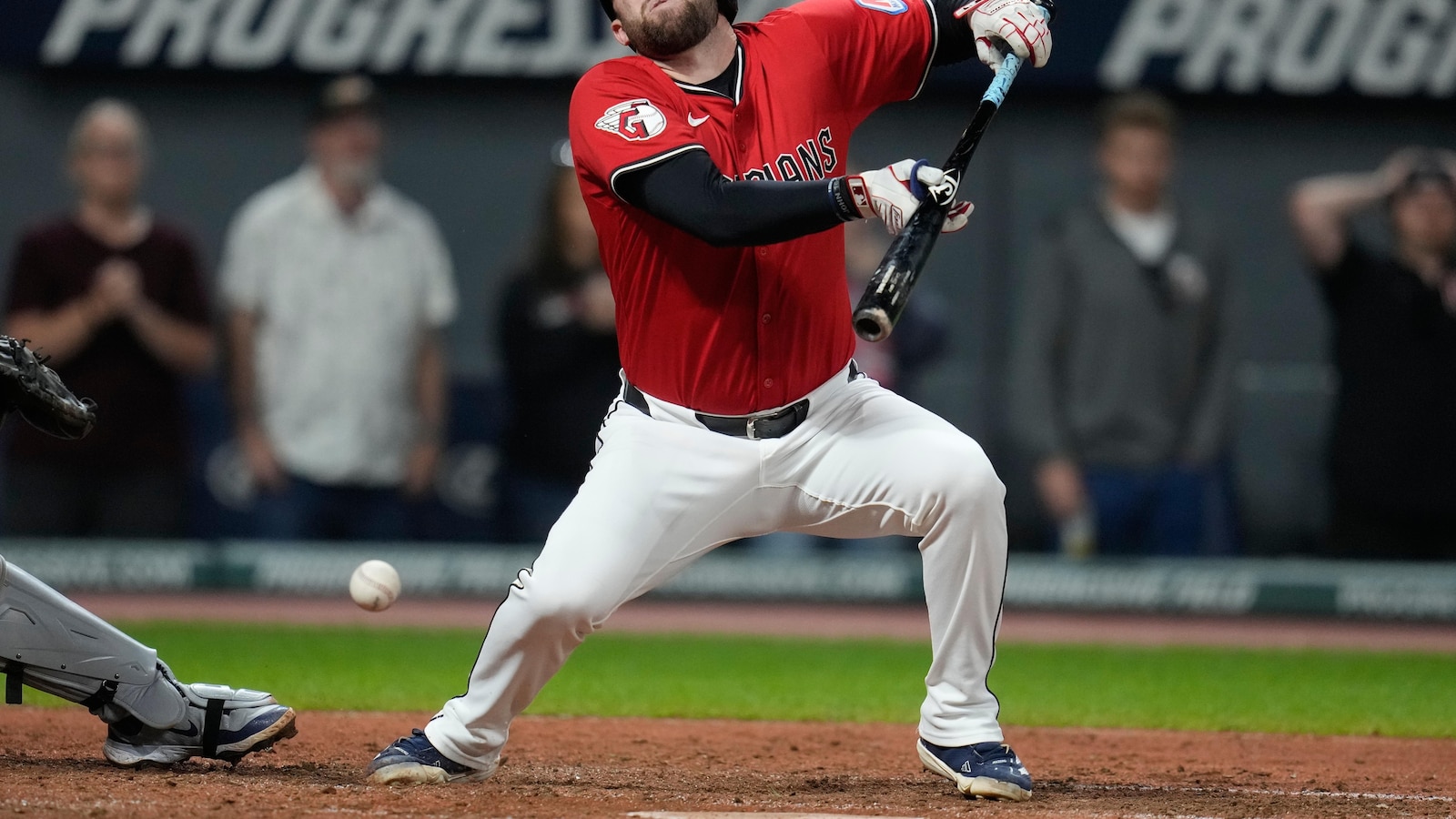 Guardians’ David Fry sustains injuries after being hit in face by pitch
