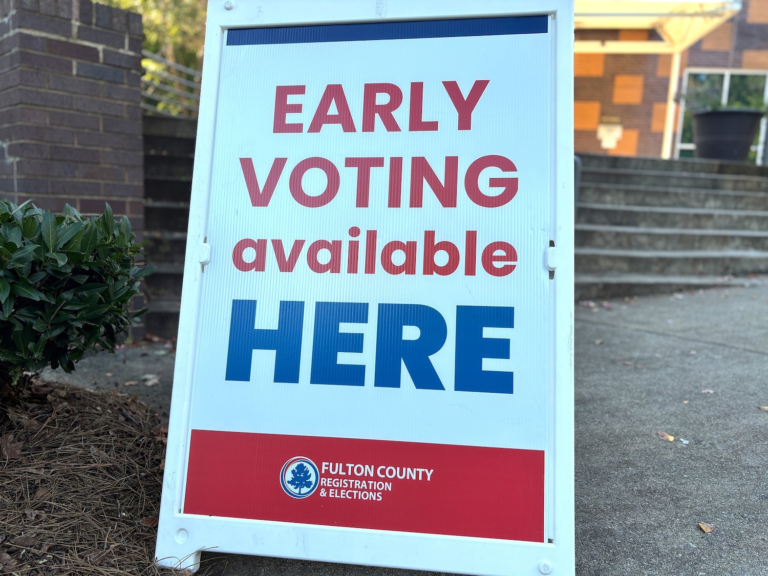 Early voting is underway in Georgia ahead of the midterms. Jared Kofsky/ABC News