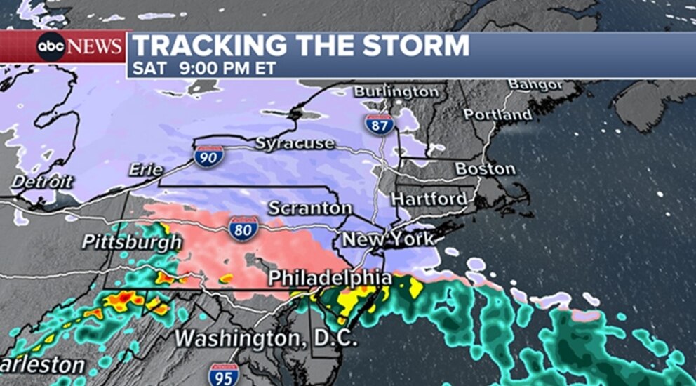 PHOTO: tracking the storm