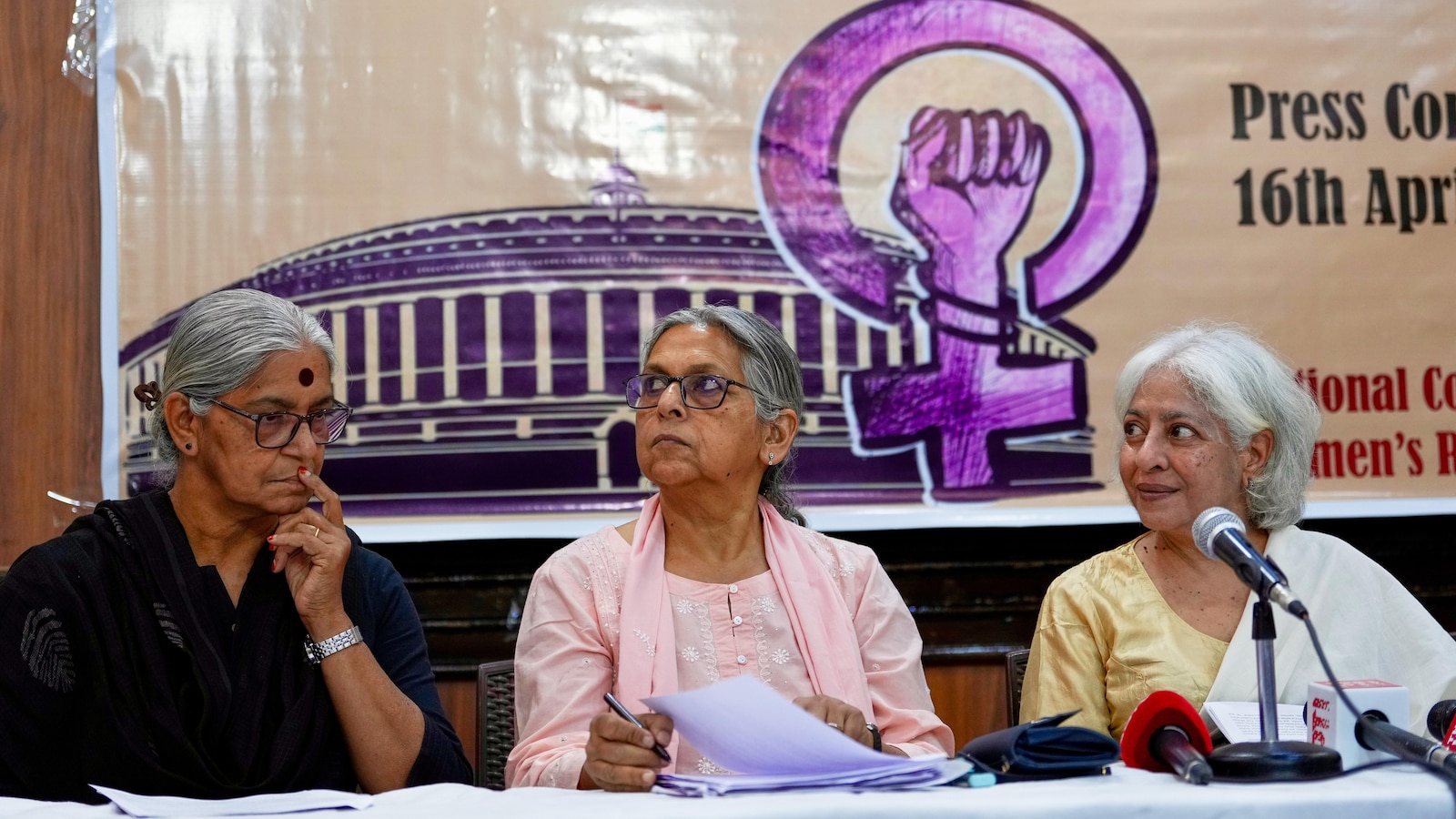 Modi is pushing to get more women into India's Parliament. That could have other consequences