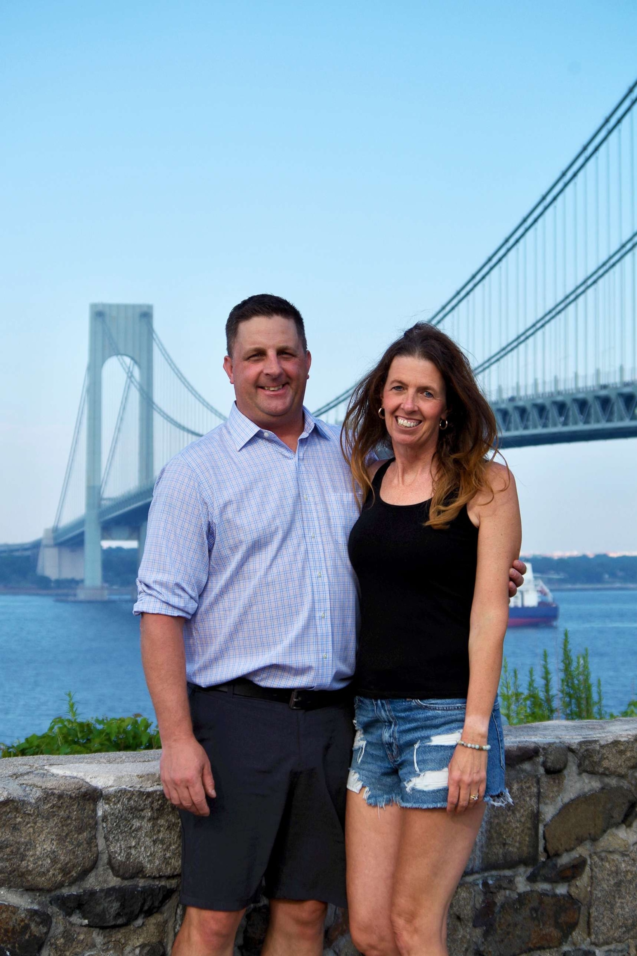 PHOTO: Joe and Andie Coakley have both served on the Coast Guard. Joe is set to retire next summer after 23 years of service. The government shutdown could hurt military families like theirs, Andie said.