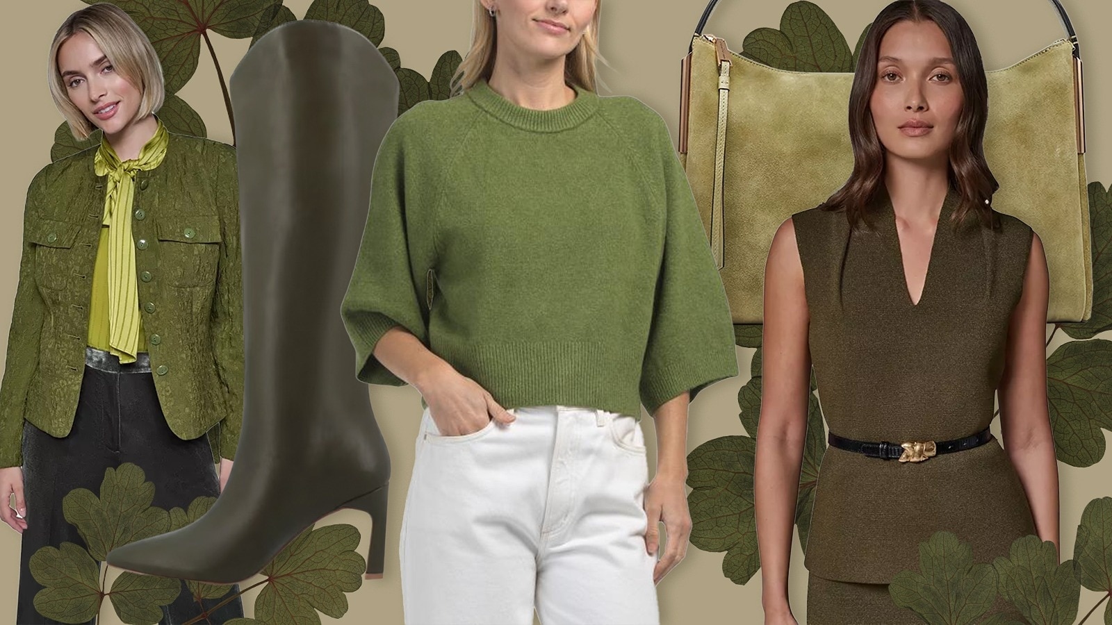 Olive green for fall: Shop dresses, accessories and more