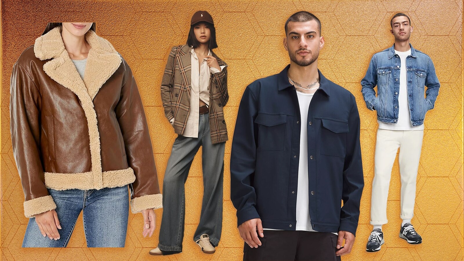Shop transitional jackets for fall.