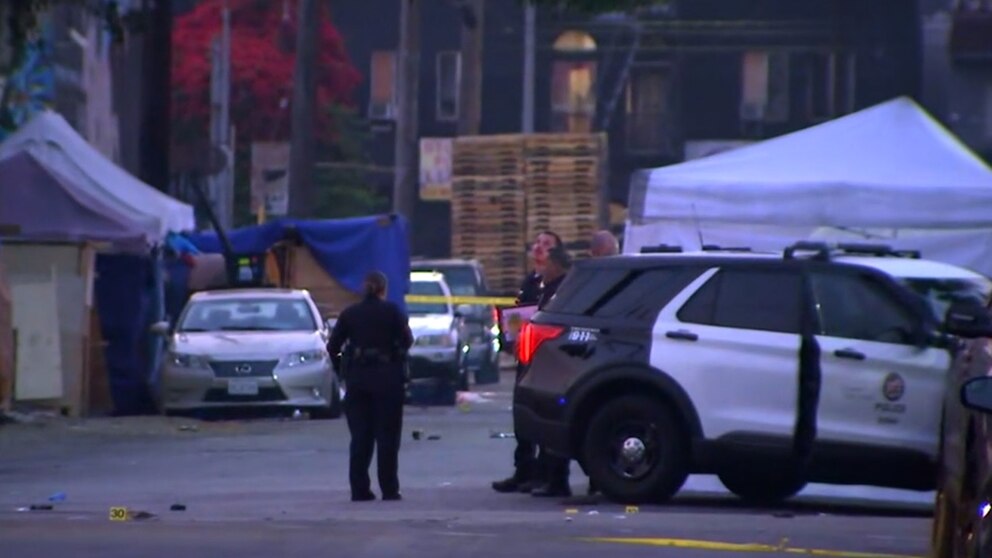 Video 2 killed, 6 hurt in mass shooting at apparent afterparty in Los ...