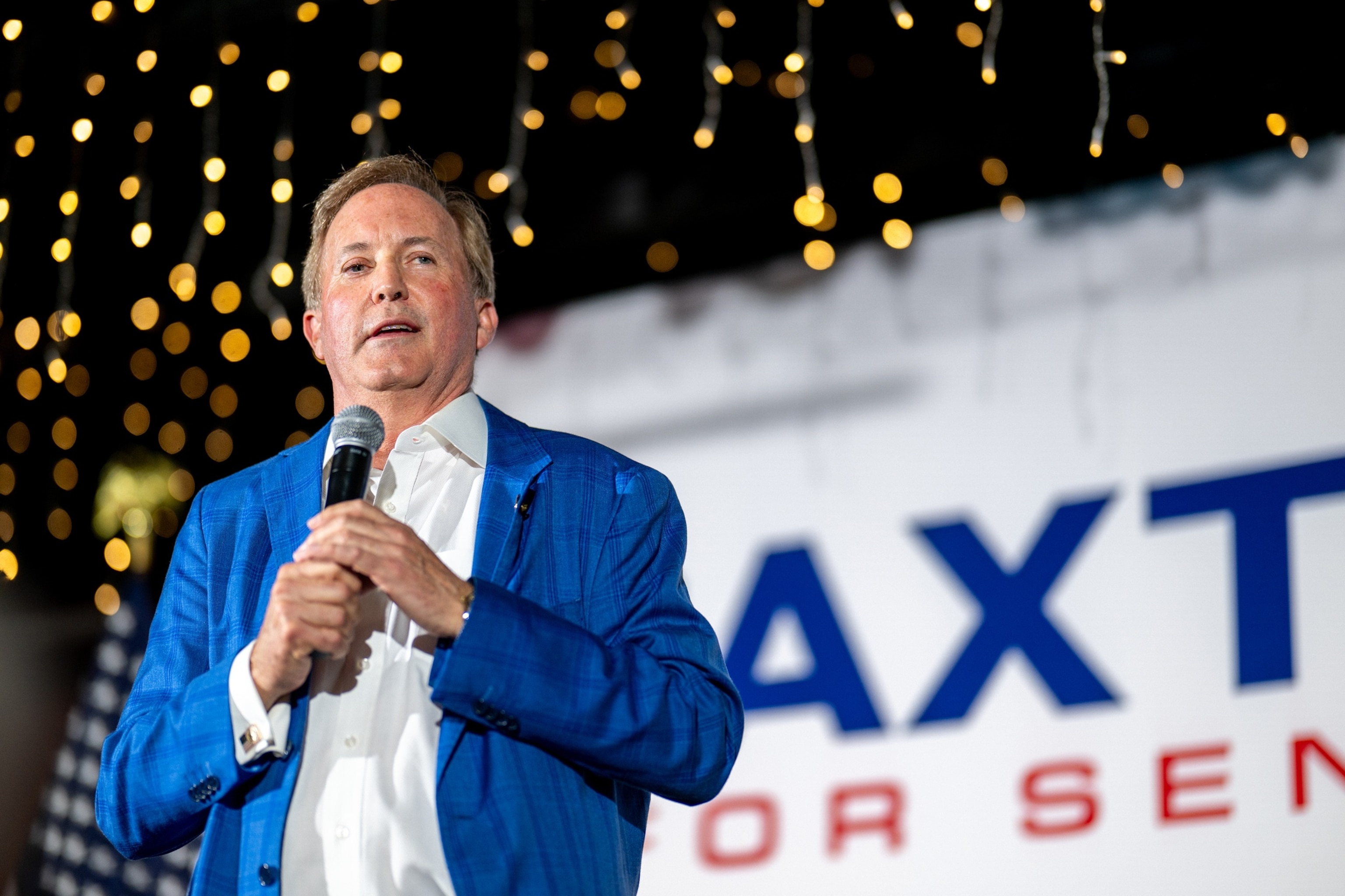 Texas GOP Senate candidate Ken Paxton works to overcome fundraising woes, with President Trumps help