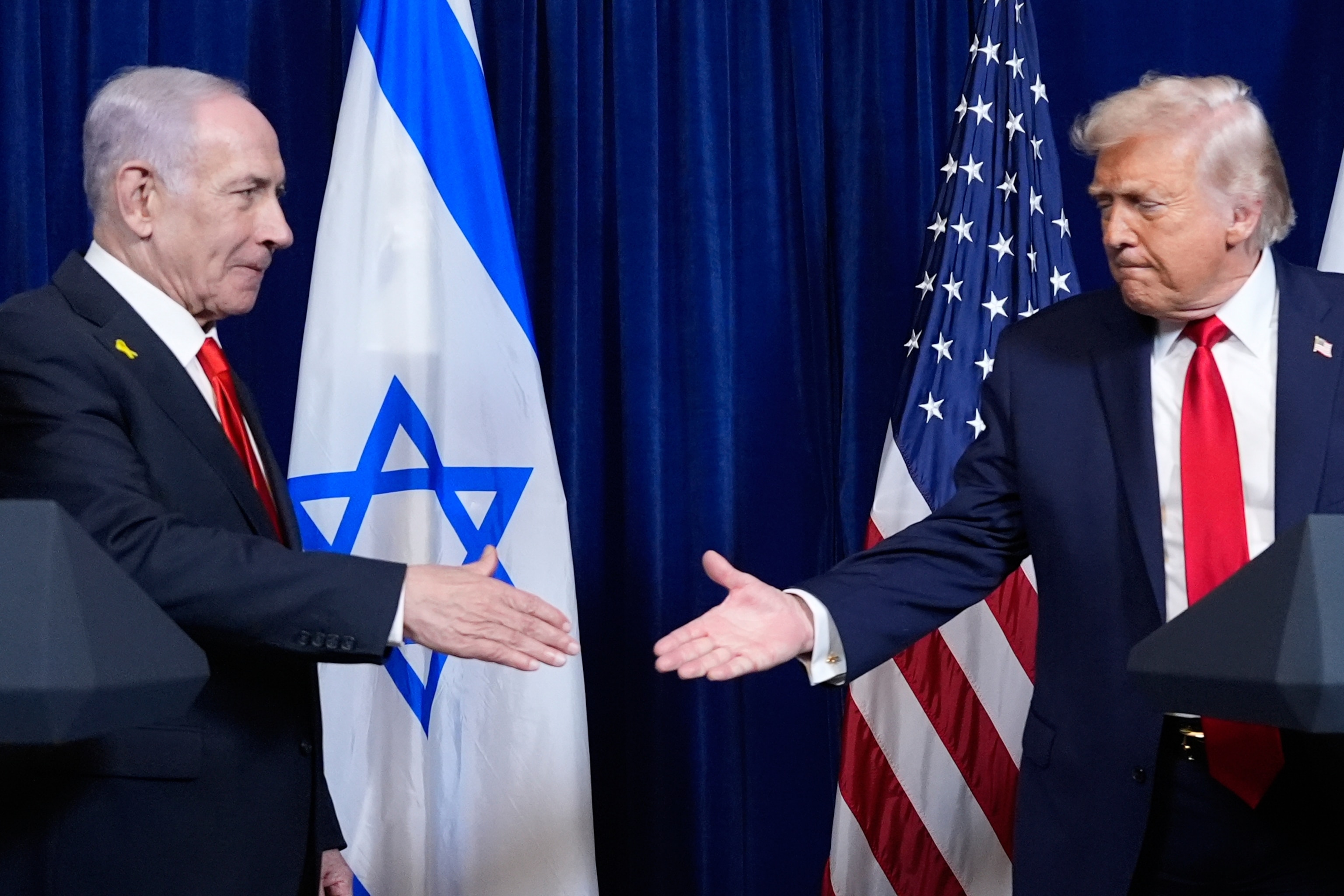 Trump Netanyahu Divisions
