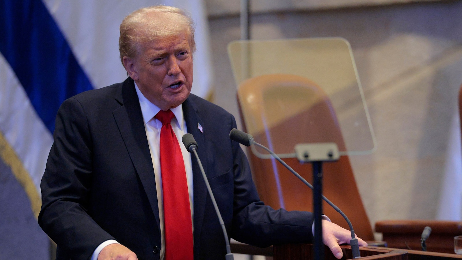 Trump touts 'historic dawn of a new Middle East' in Knesset speech