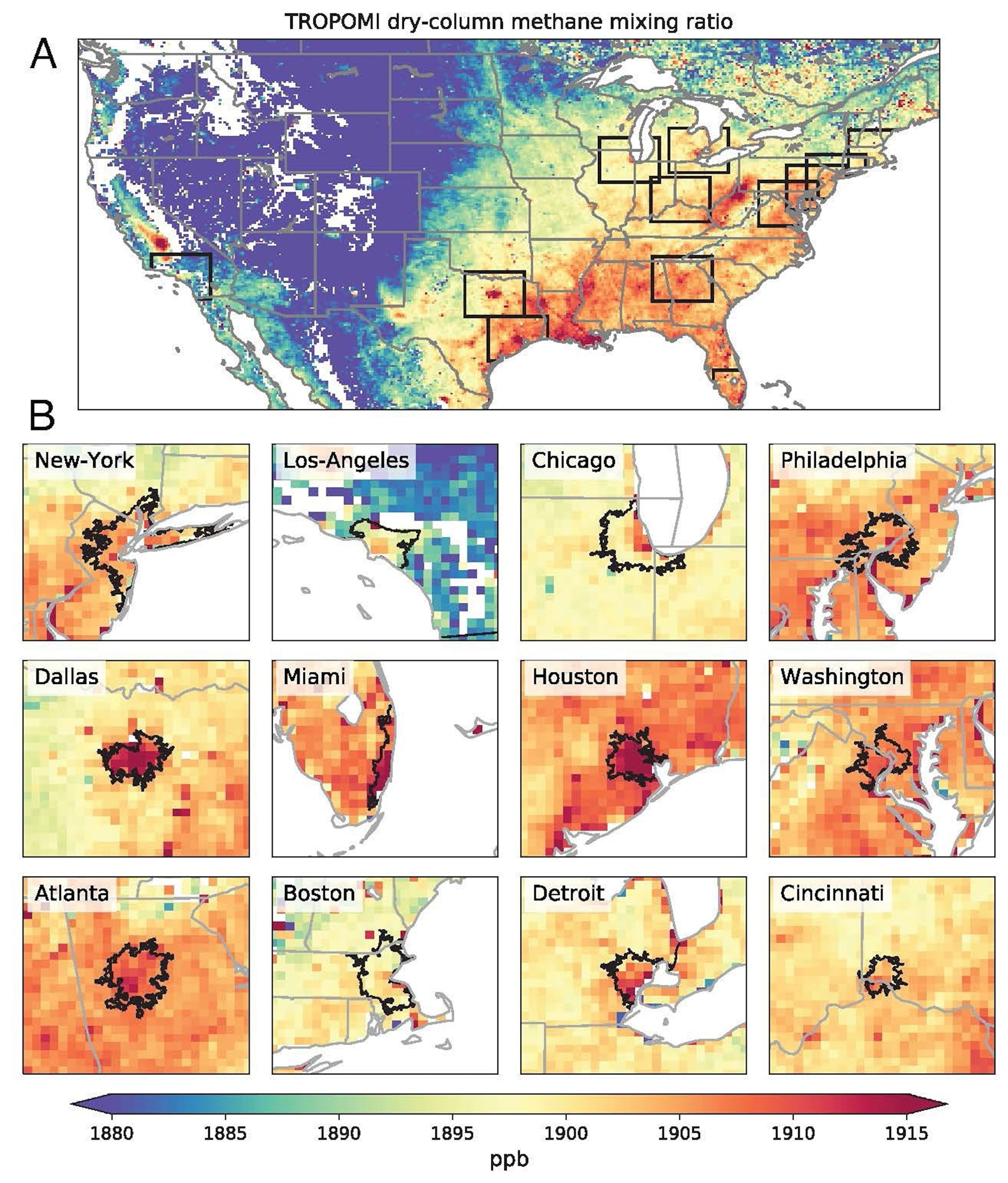 PHOTO: TROPOMI satellite observations of dry-column methane mixing ratios