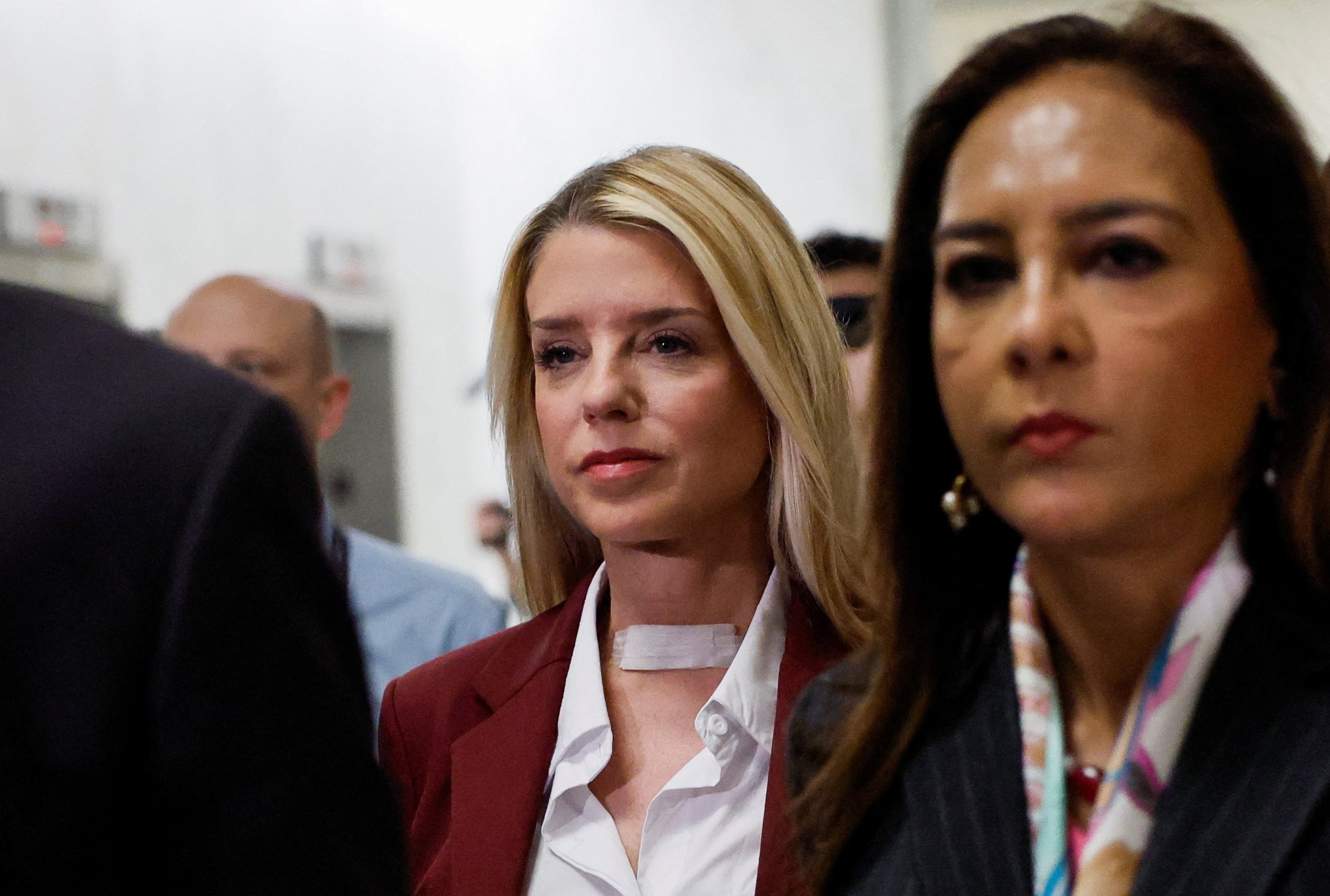  Bondi declined to answer questions about interactions with Trump about Epstein files