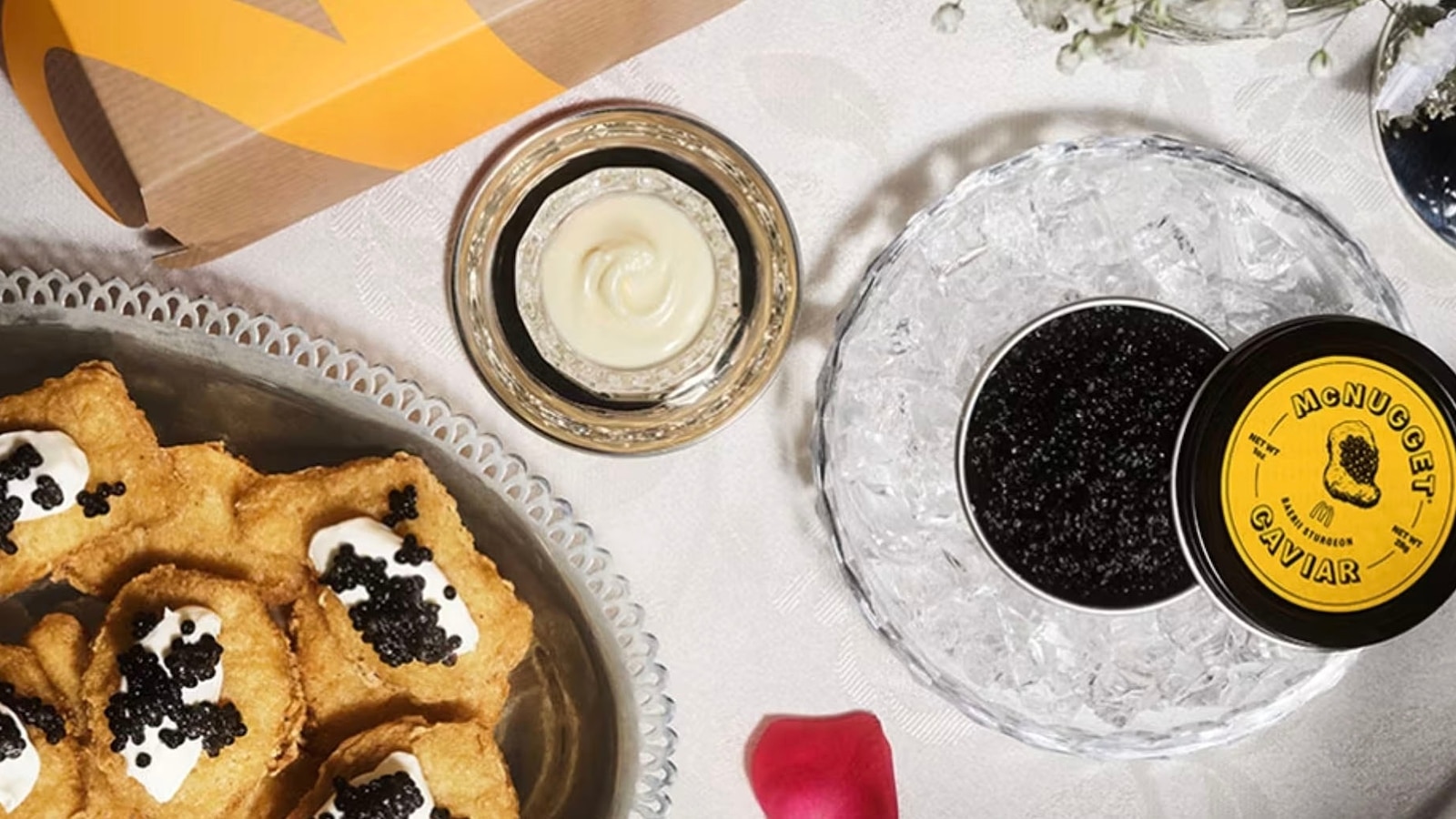 McDonald's McNugget Caviar kits sell out instantly, website crashes