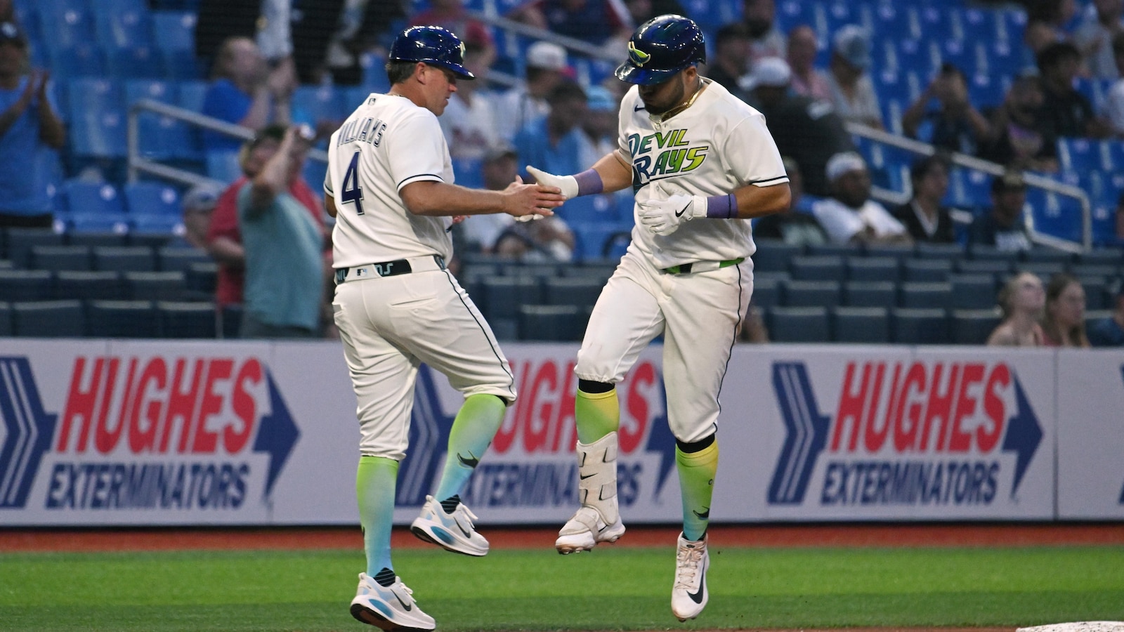 Caminero and Aranda each homer twice as the Rays beat the Twins 6-2