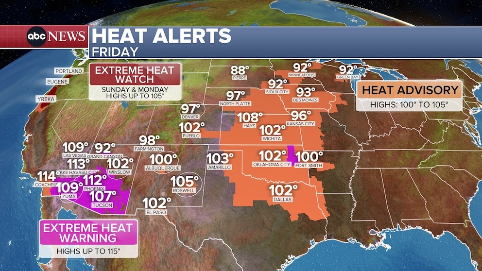 Over 50 million on alert for dangerous heat in the Southwest - Good ...