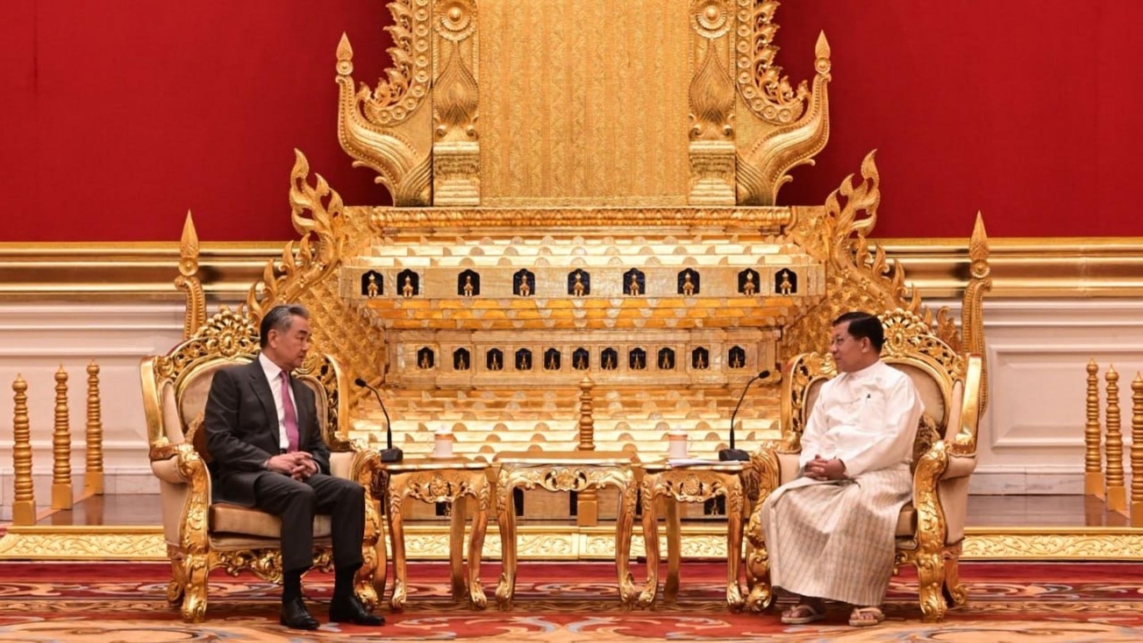China’s top diplomat meets leader of Myanmar's military-backed government on regional tour