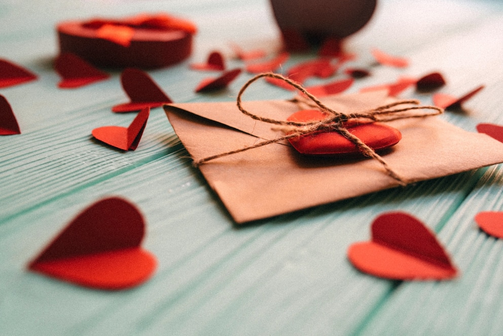 PHOTO: Stock photo of a homemade Valentine's Day card.
