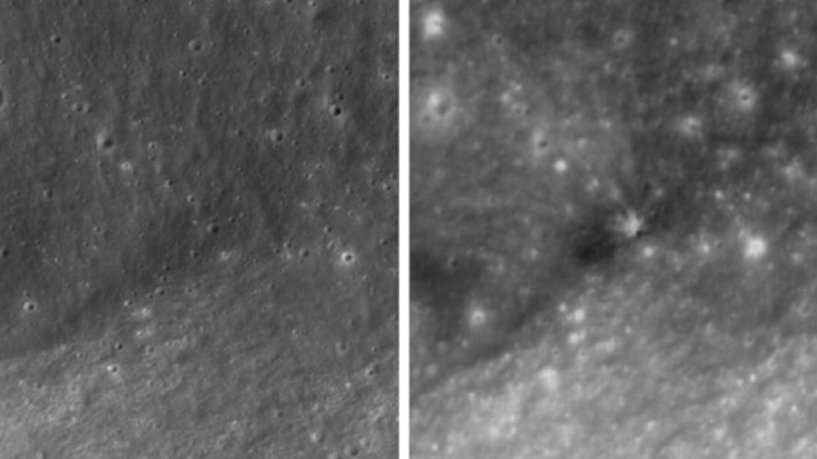 South Korean satellite captures before and after views of SpaceX rocket's moon crash