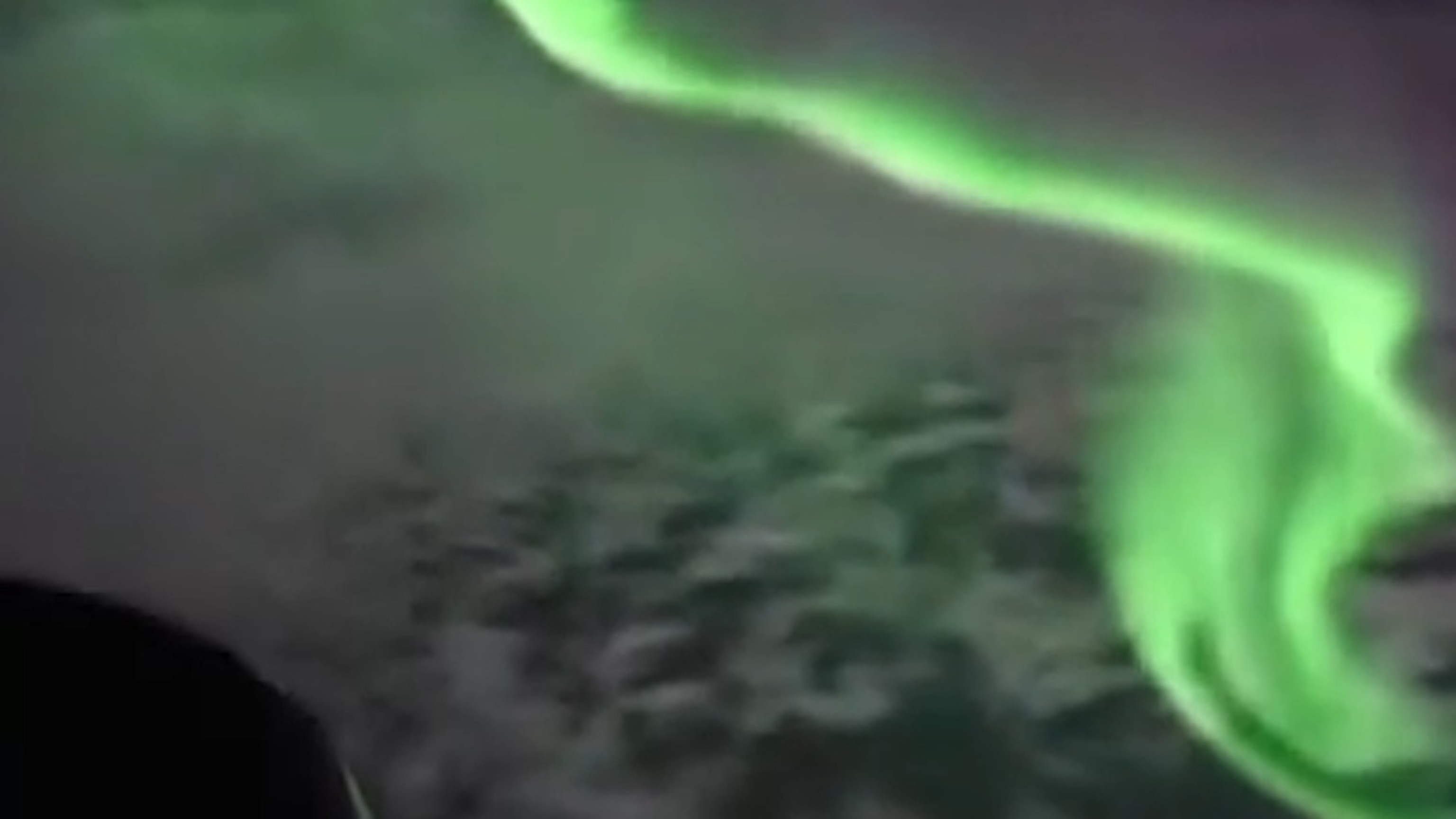 Video Stunning aurora seen from space - ABC News