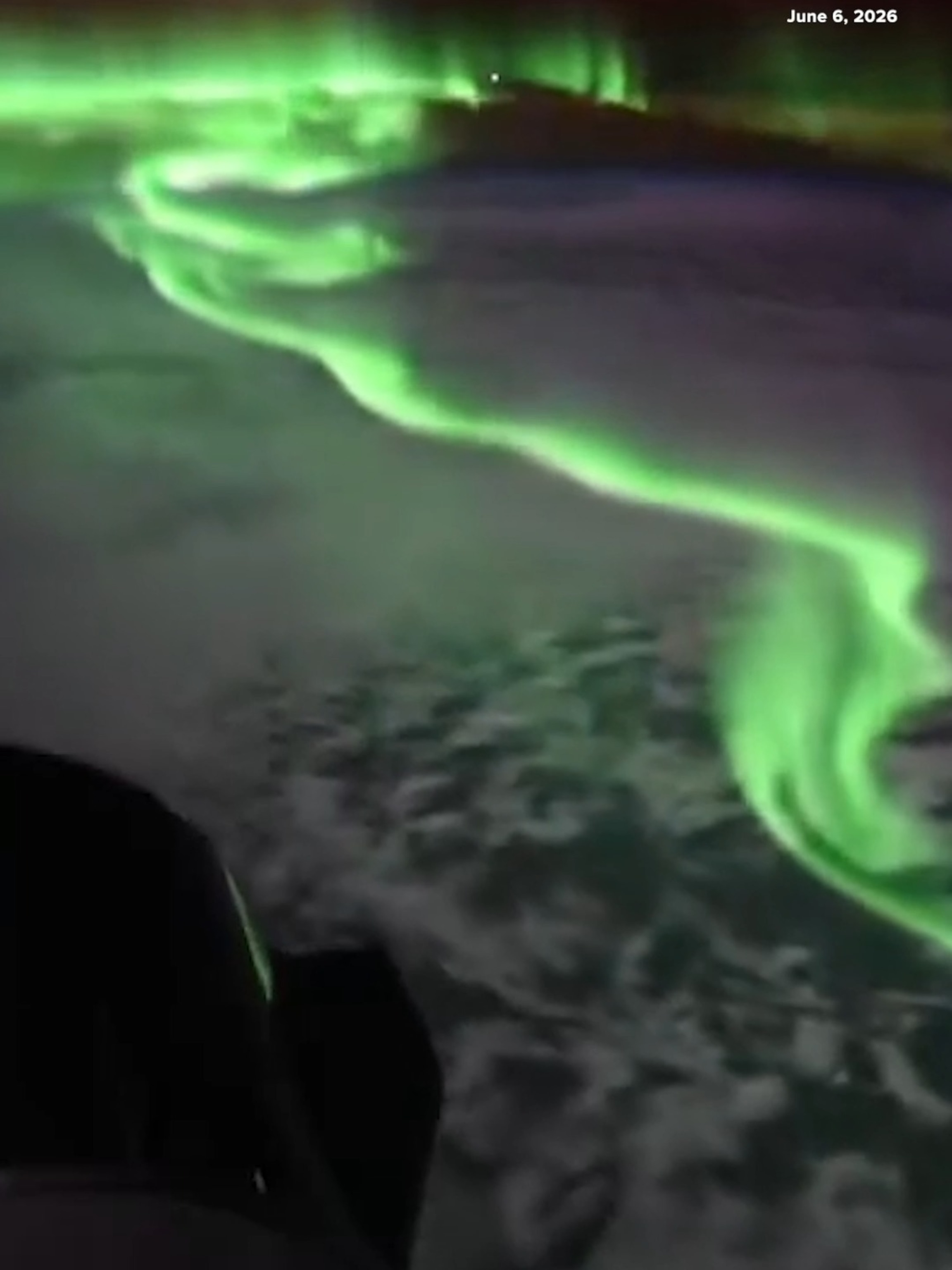 Video Stunning aurora seen from space - ABC News