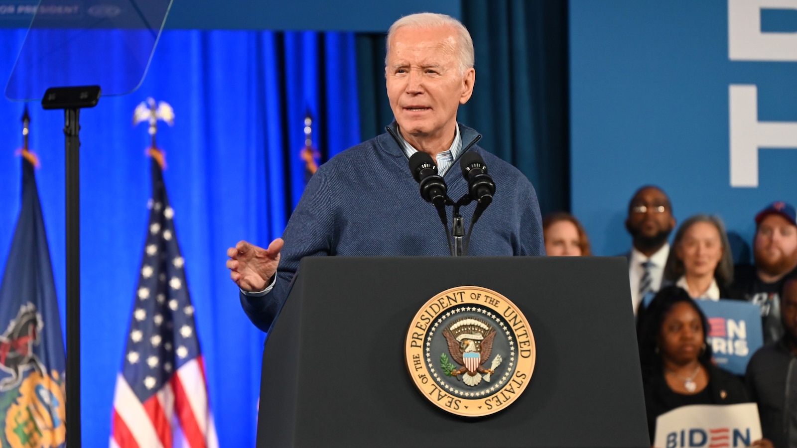 While Trump is stuck in court, Biden kicks off Pennsylvania campaign ...