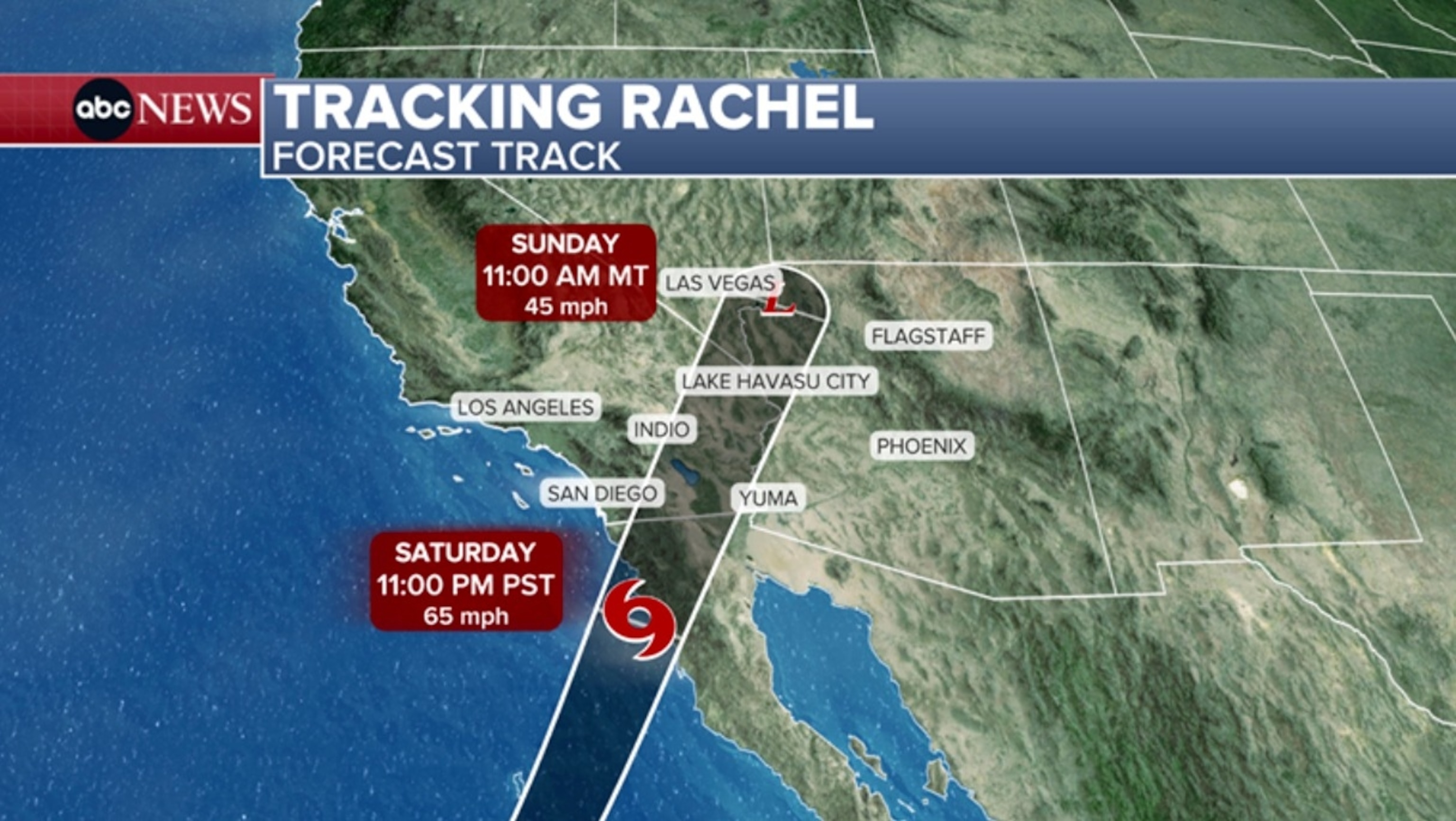 PHOTO: Tracking Rachel map