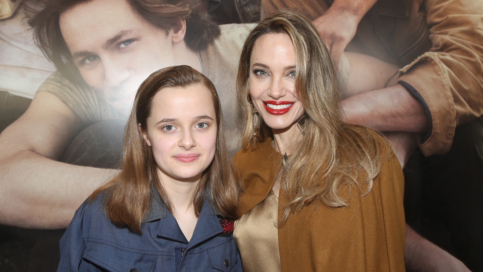 Angelina Jolie steps out with daughter Vivienne at 'The Outsiders
