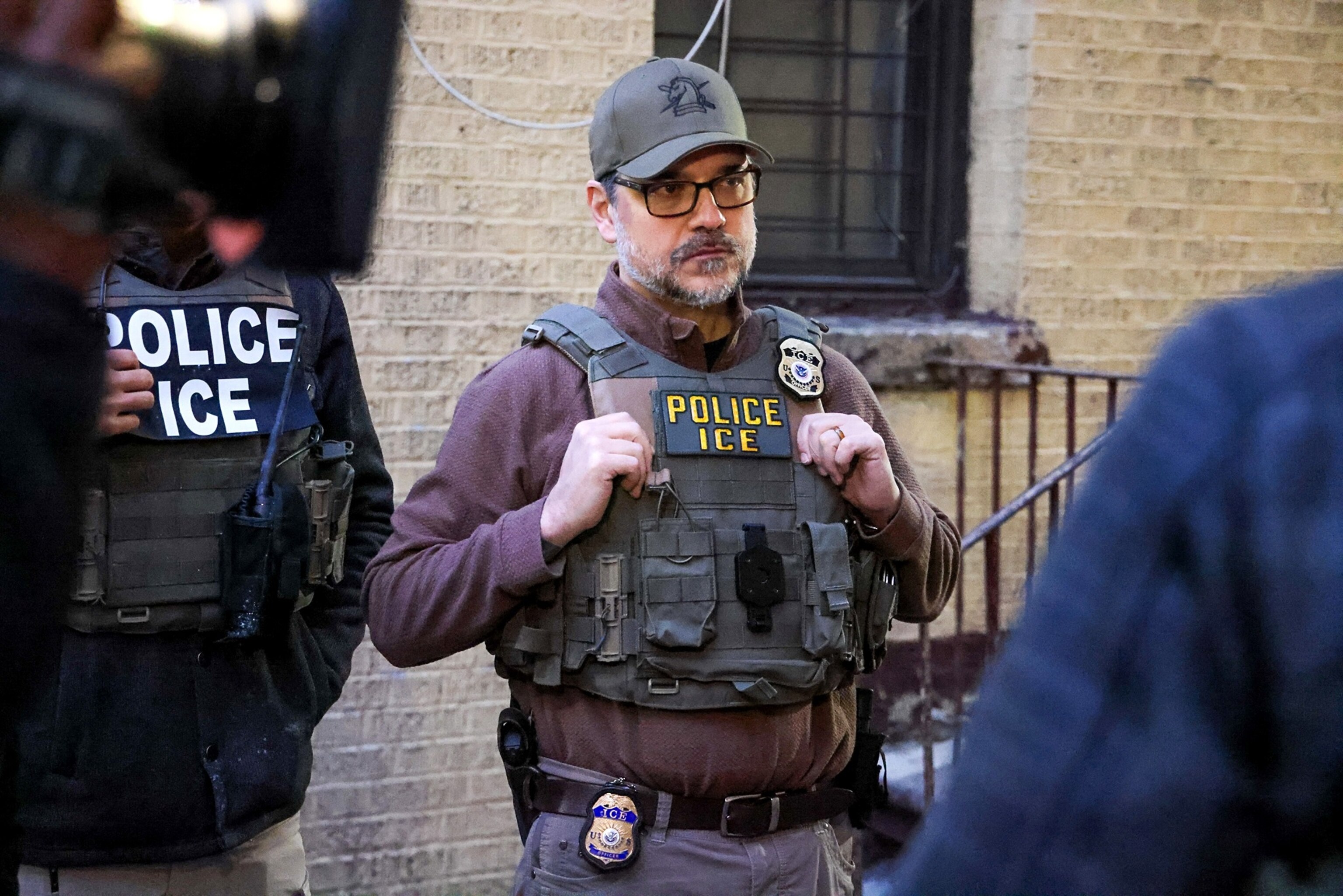 PHOTO: In this handout photo provided by ICE, ICE Acting Director Caleb Vitello, conducted targeted enforcement operations resulting in the arrest of an illegal Dominican national, on Jan. 28, 2025, in New York.
