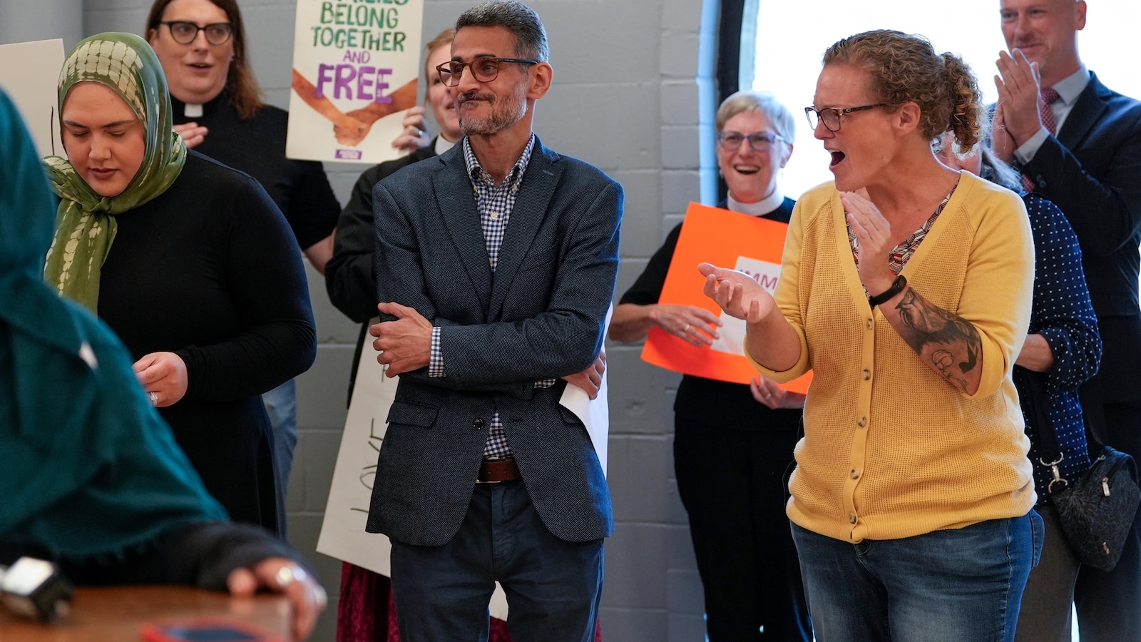 Tears of joy as Egyptian immigrant and Cincinnati chaplain is released from detention