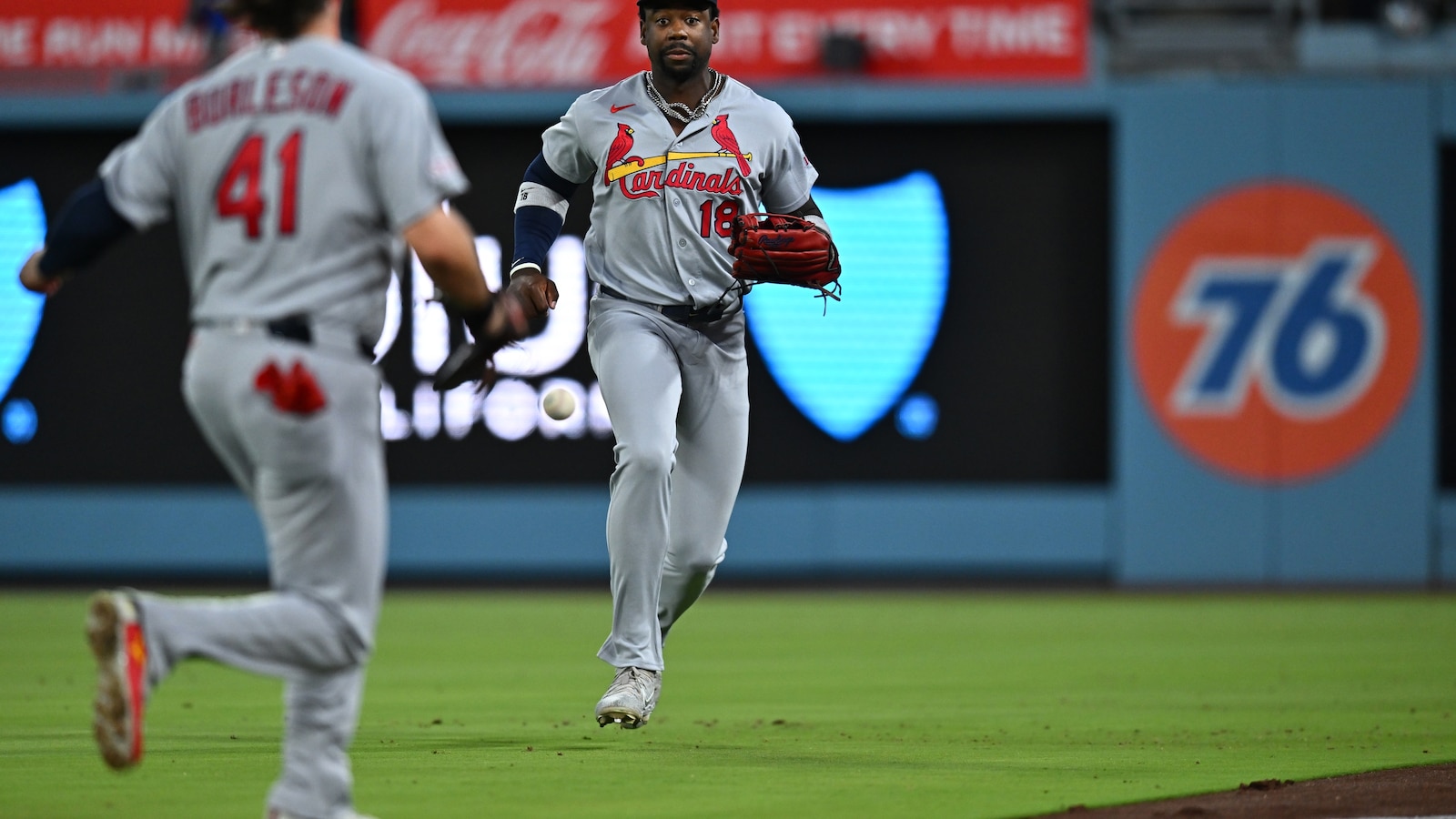 Saggese Delivers Go-Ahead Infield Single in 10th, Cardinals Edge Dodgers 8-6