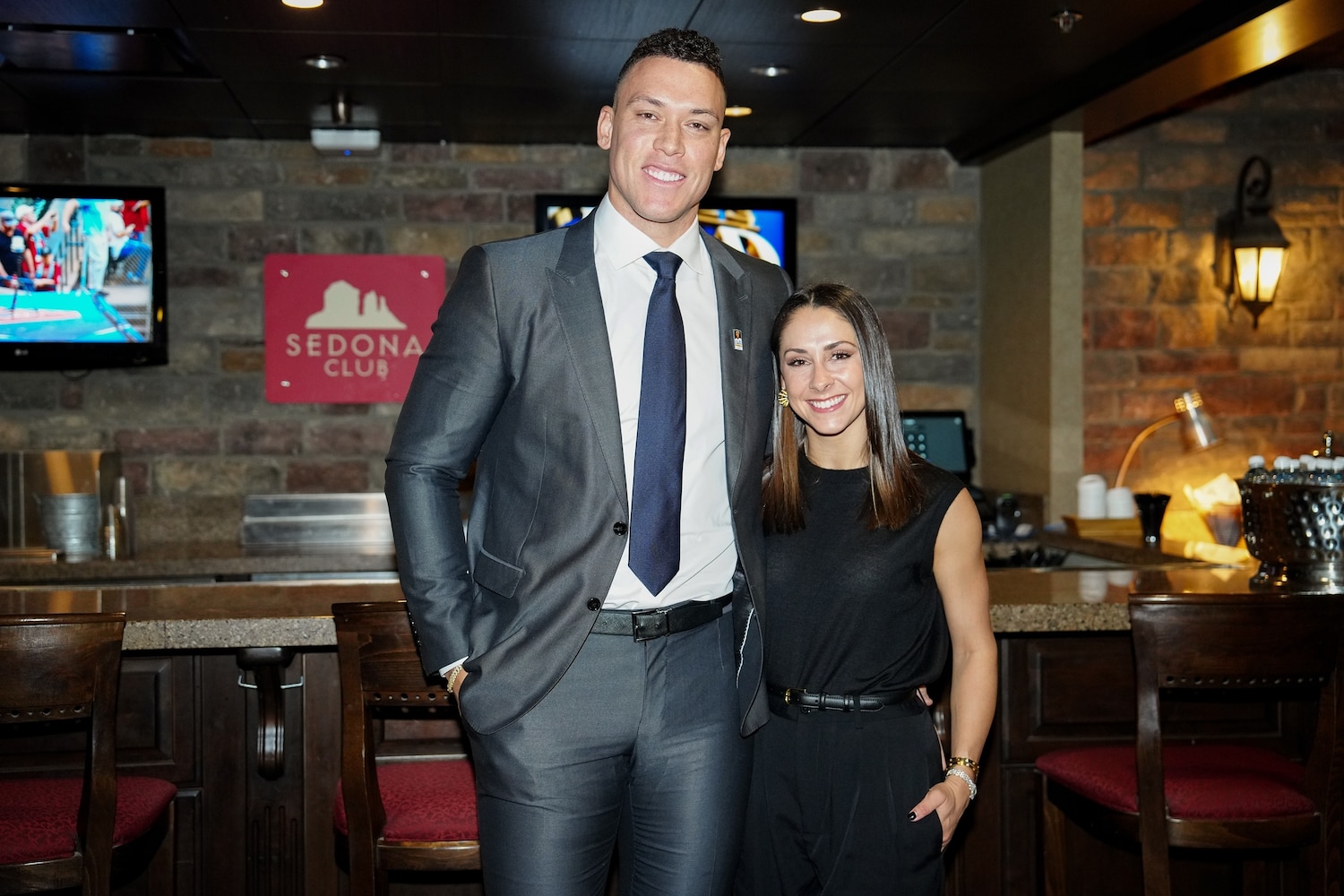 New York Yankees star Aaron Judge announces arrival of 1st child with wife  Samantha Bracksieck - ABC News