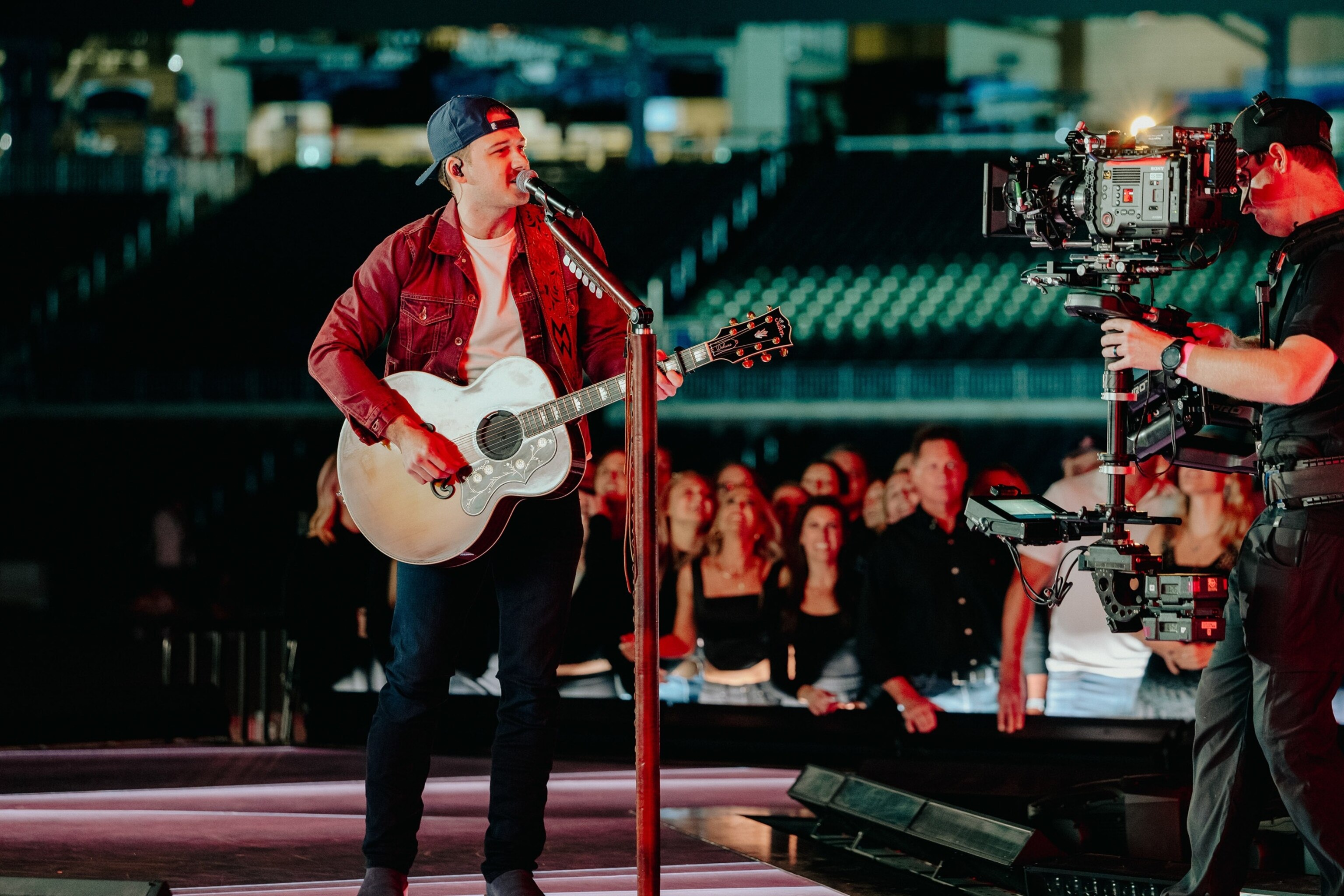 PHOTO: Morgan Wallen performs at the 2023 Billboard Music Awards.