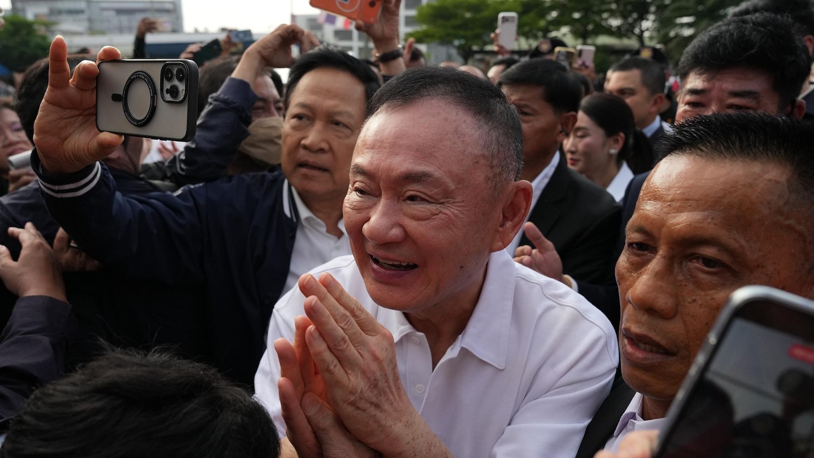 Thailand's Thaksin released from prison after serving 8 months for abuse of power