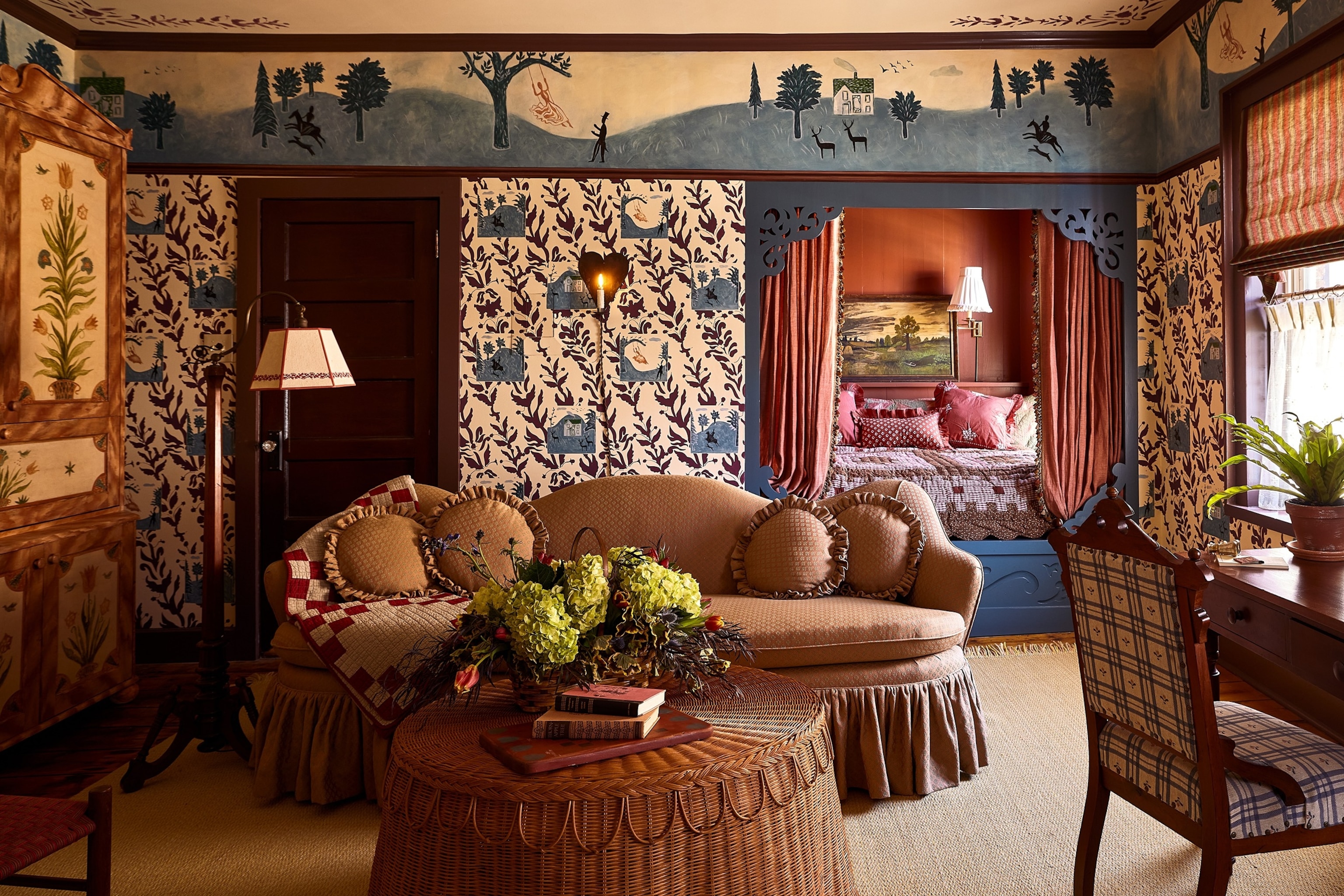 PHOTO: The interior of a room at The Six Bells Inn, a recently Michelin Key awarded property in upstate New York.