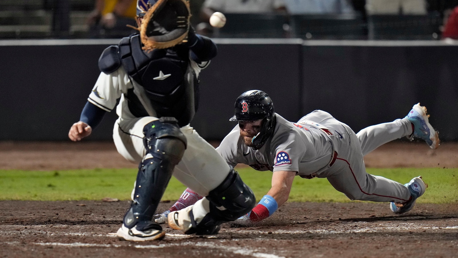 Lowe hits 30th homer as Rays beat Red Sox 7-3 to finish 41-40 at Steinbrenner Field