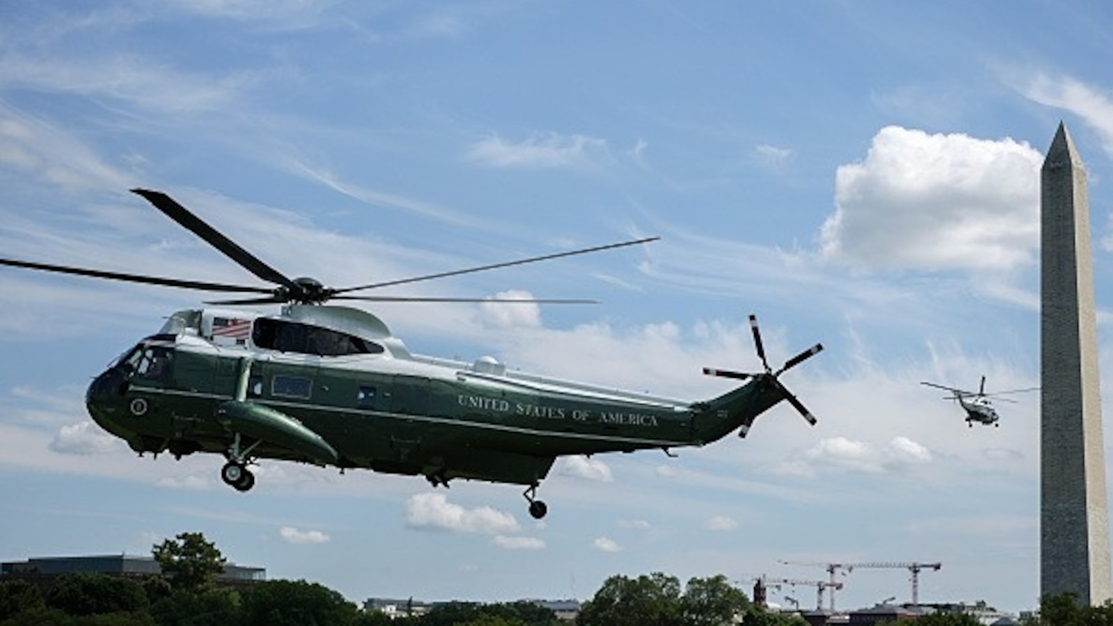 Federal officials confirm Marine One safety incident while Trump on board
