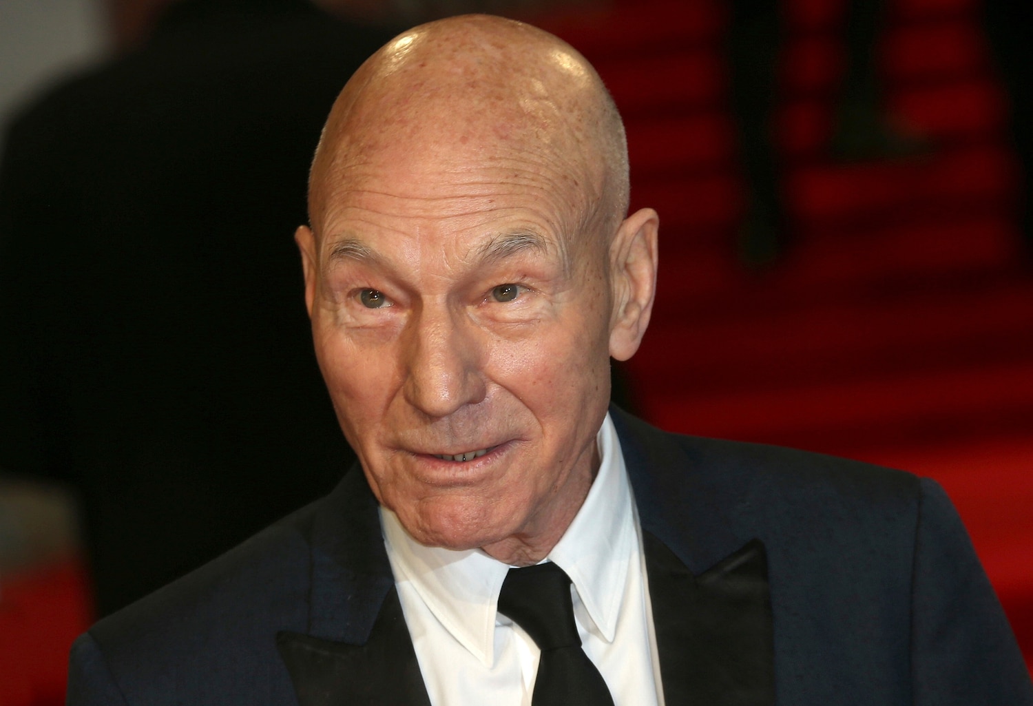 Actor Patrick Stewart poses for