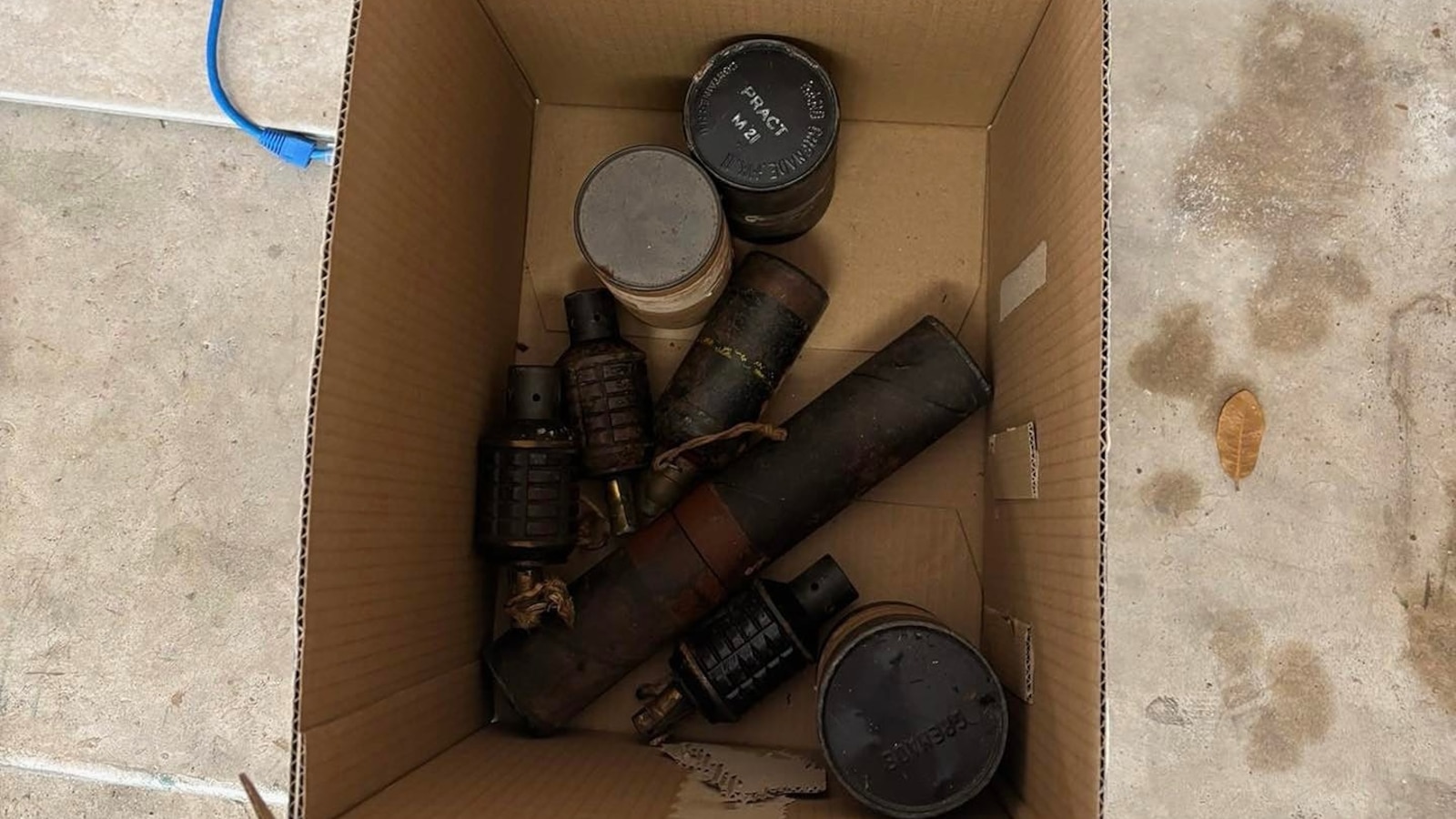World War II-era grenades unearthed in box bought in Texas estate sale