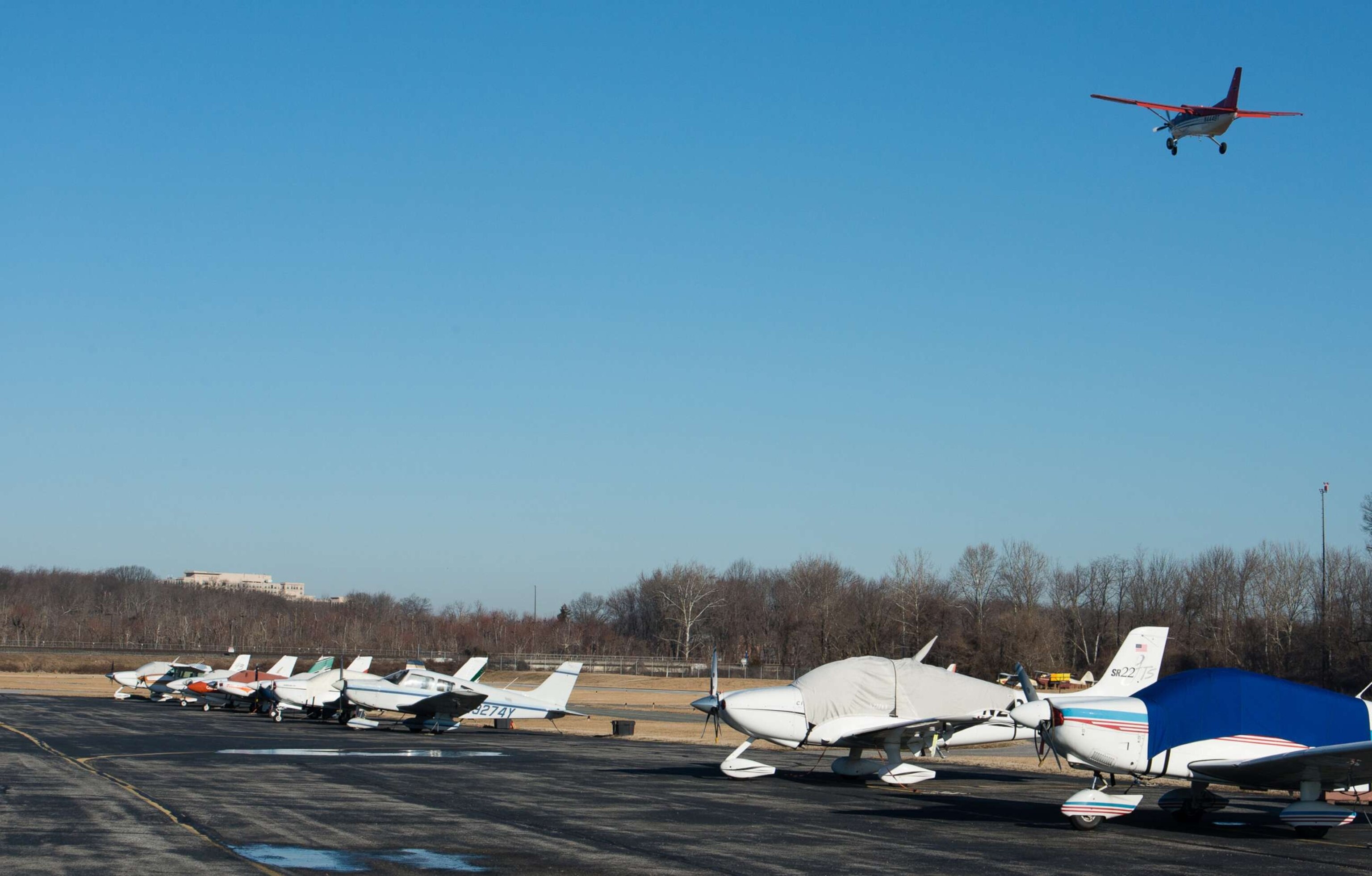 You can fly in a seaplane between New York City and Washington DC