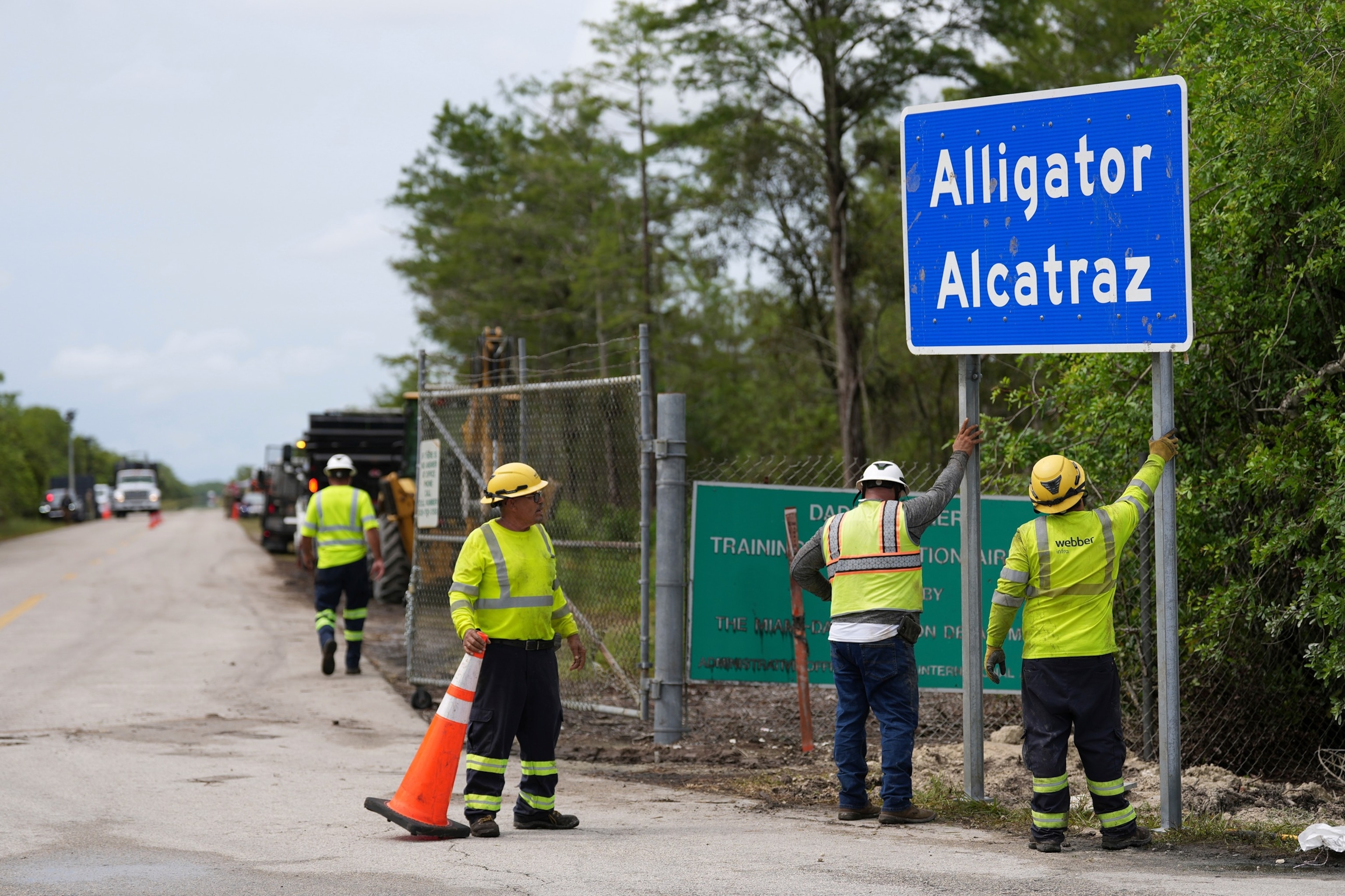 Judge to consider halting operations at ‘Alligator Alcatraz’ over environmental concerns