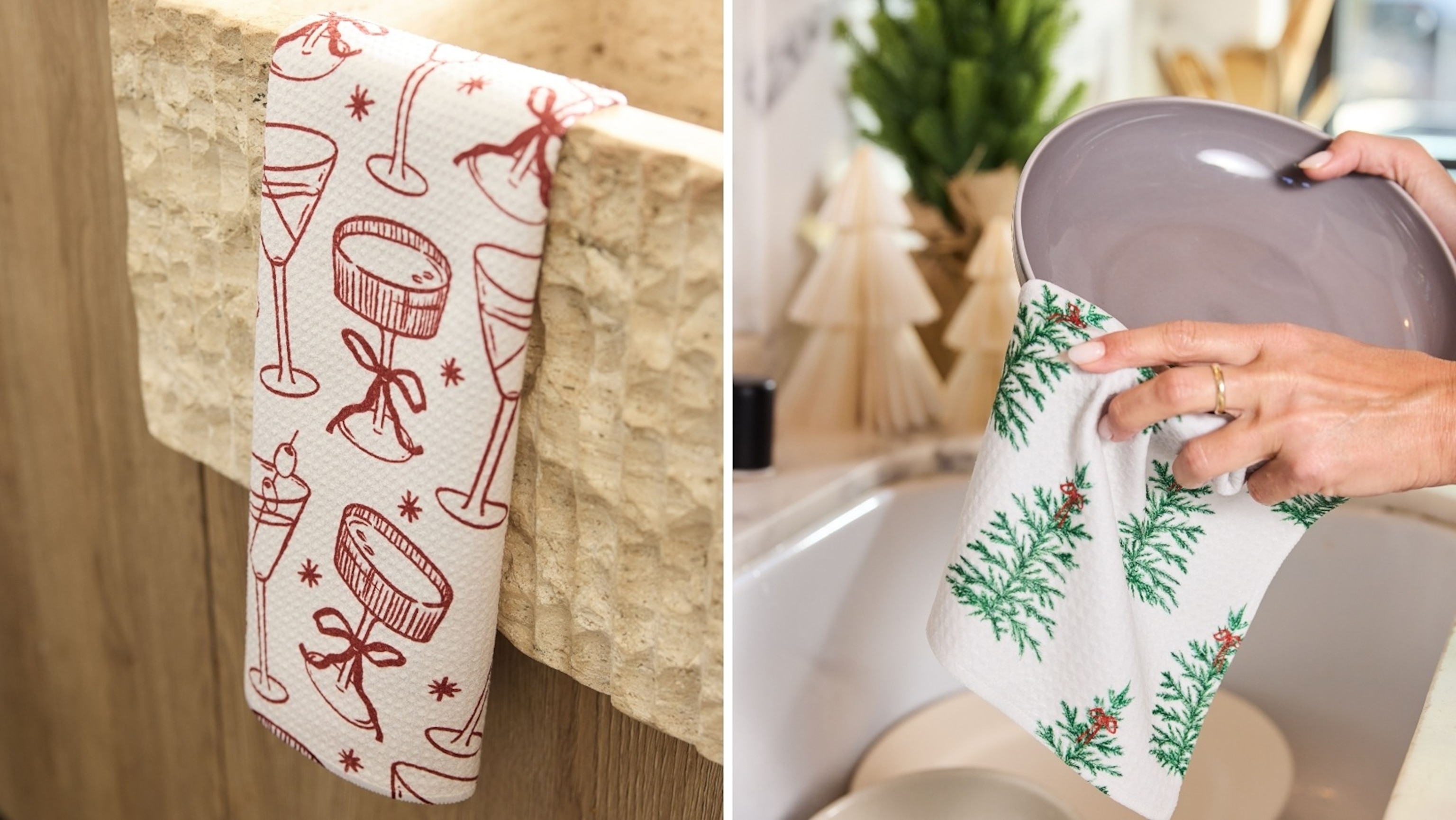 Geometry: Tea Towels and Dishcloths