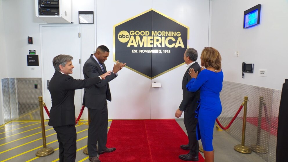 Image for 'Good Morning America' gets special studio dedication on 50th anniversary