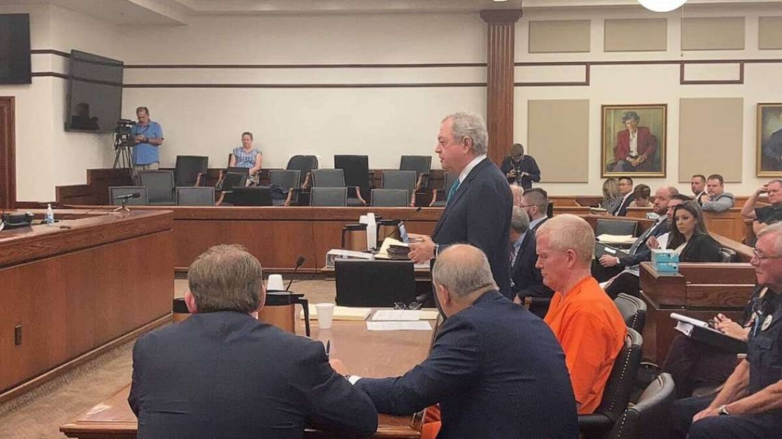 PHOTO: Attorney Richard Harpootlian speaks in court, Sept. 14, 2023, during a hearing for convicted murderer Alex Murdaugh, who faces multiple state financial crime charges.