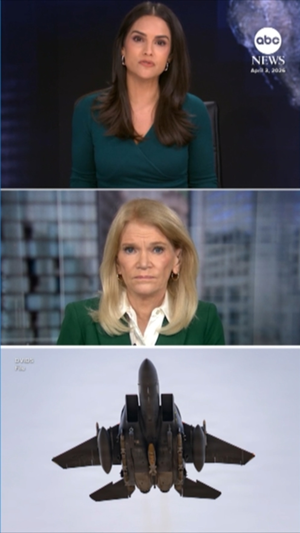 Video One crew member from downed jet over Iran is rescued