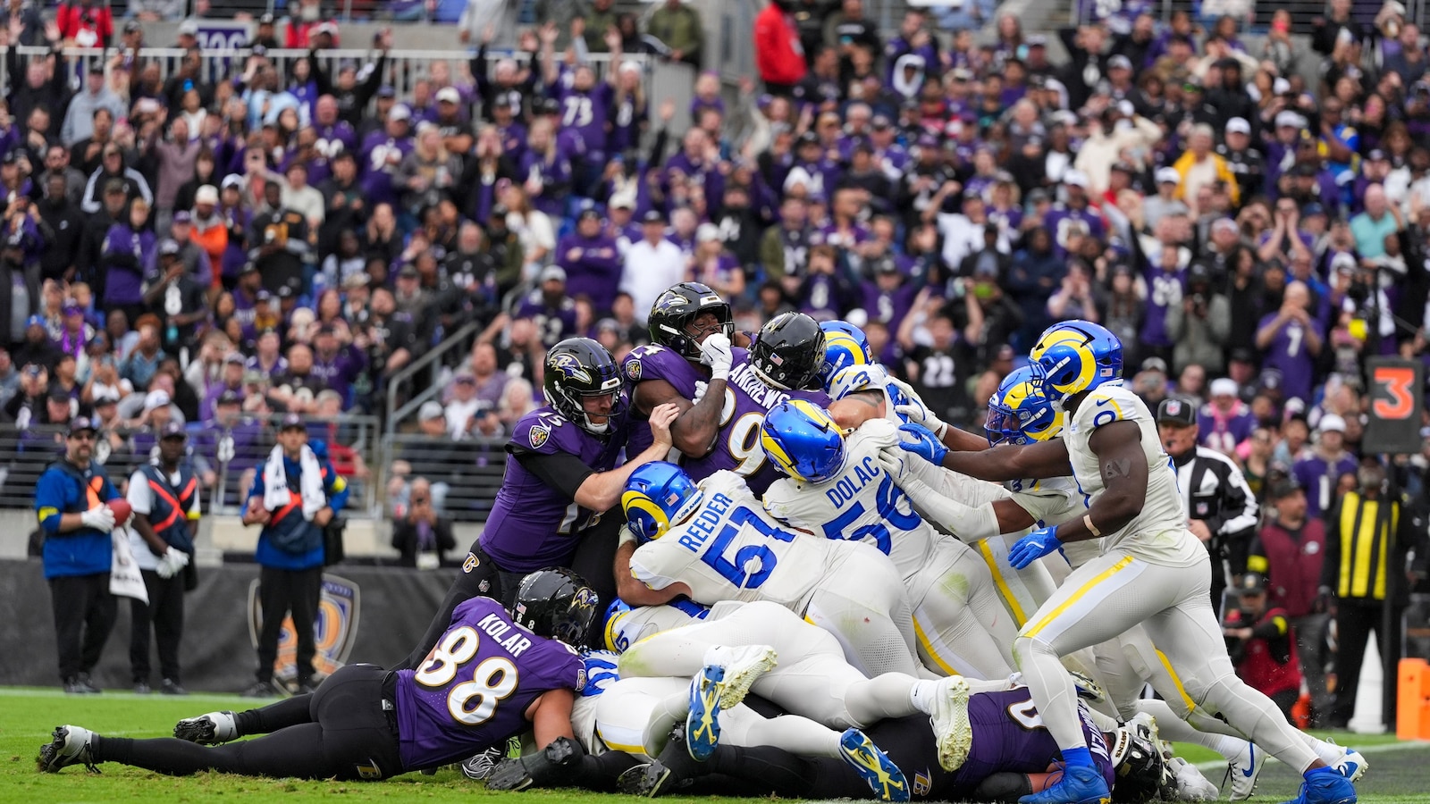 Goal-line stand gets Rams on track in win over Ravens, but offense still has plenty to fix