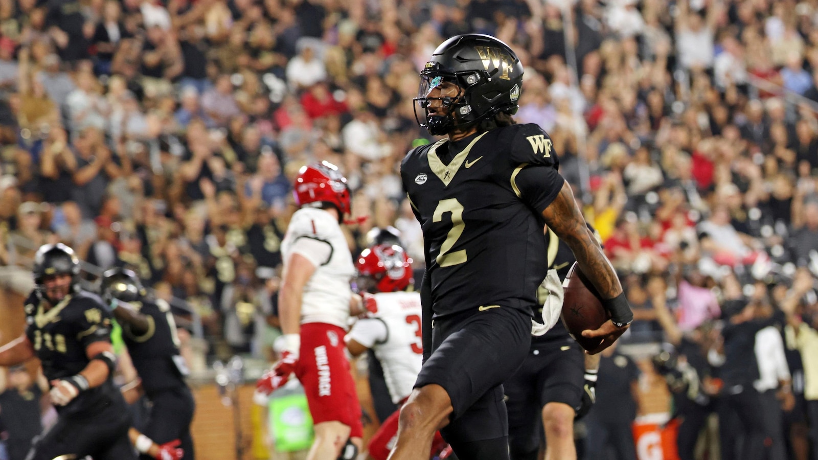 Bailey’s 3 TDs, Shirley’s pick-6 helps NC State rally past Wake Forest 34-24 for 3-0 start