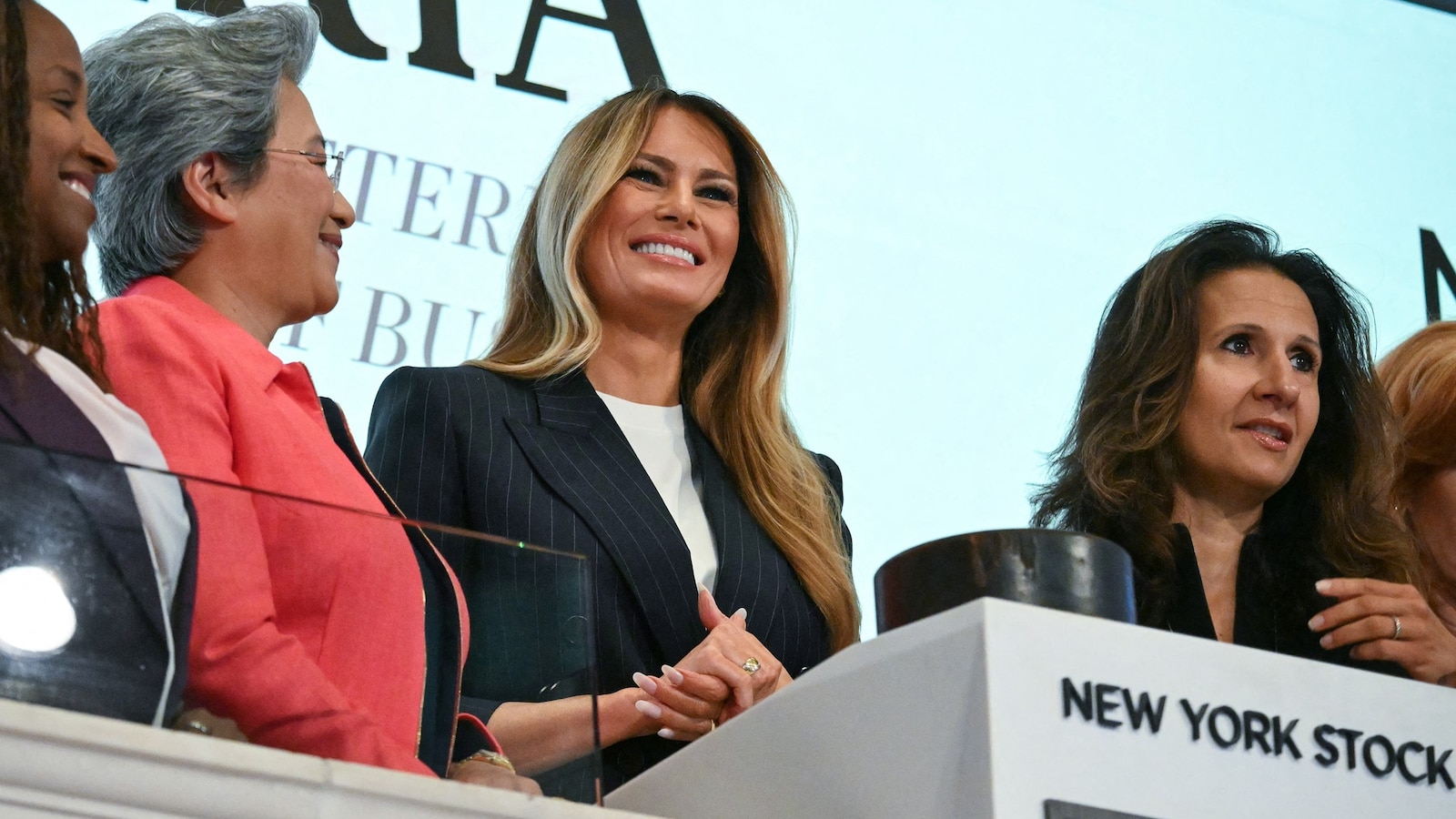 Melania Trump rings NYSE opening bell to launch new women's initiative Imperia