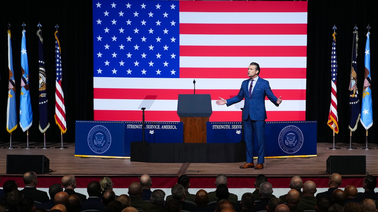Hegseth rails against 'woke,' lays out standards in speech to top generals