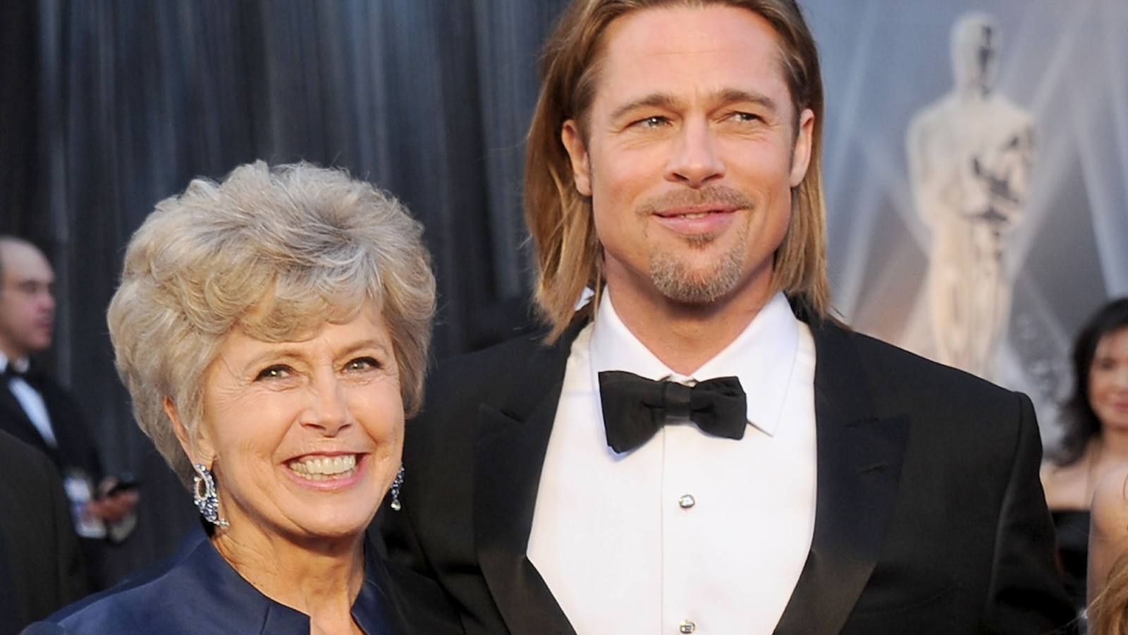 Brad Pitt and Jane Pitt at the Academy Awards