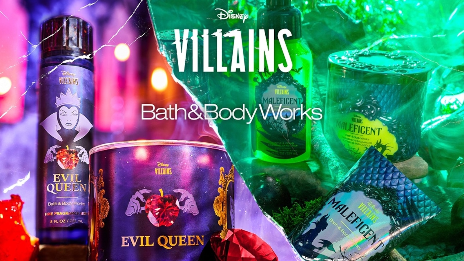 Disney Villains Collection by Bath & Body Works.